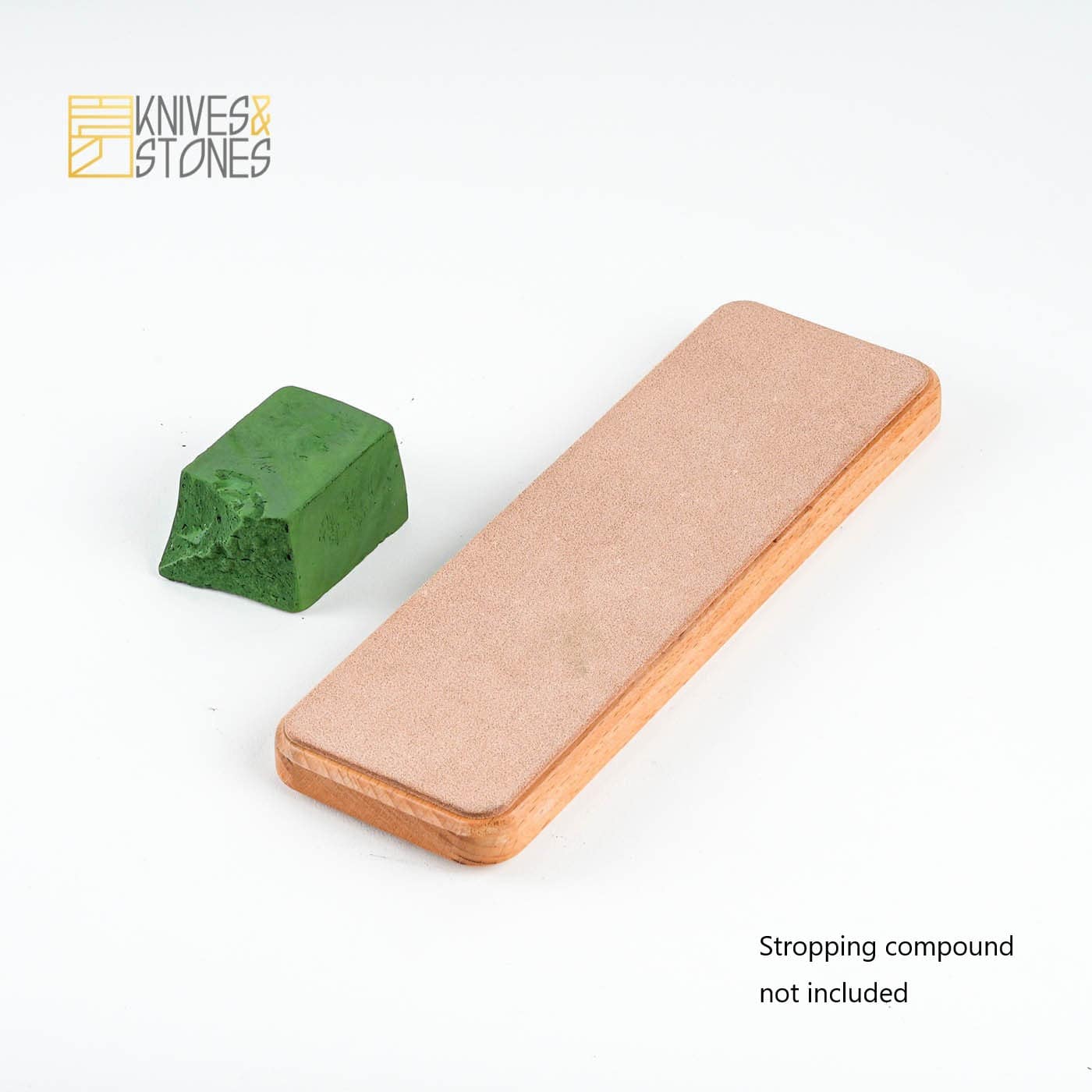LeatherStropmediumd.jpg K&S Magnetic Leather Strop 24cm x 8cm - Medium Grit, view 3