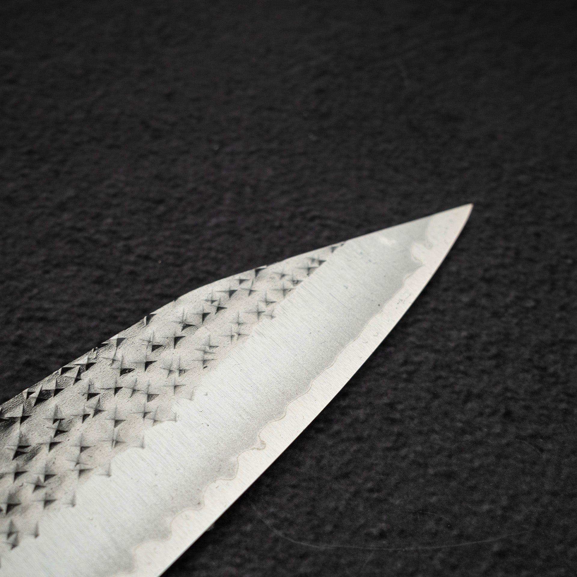 DSC_1334.jpg Kurosaki Kokusen Ei Aogami Super K tip Gyuto 270mm Turquoise White Ferrule, view 4