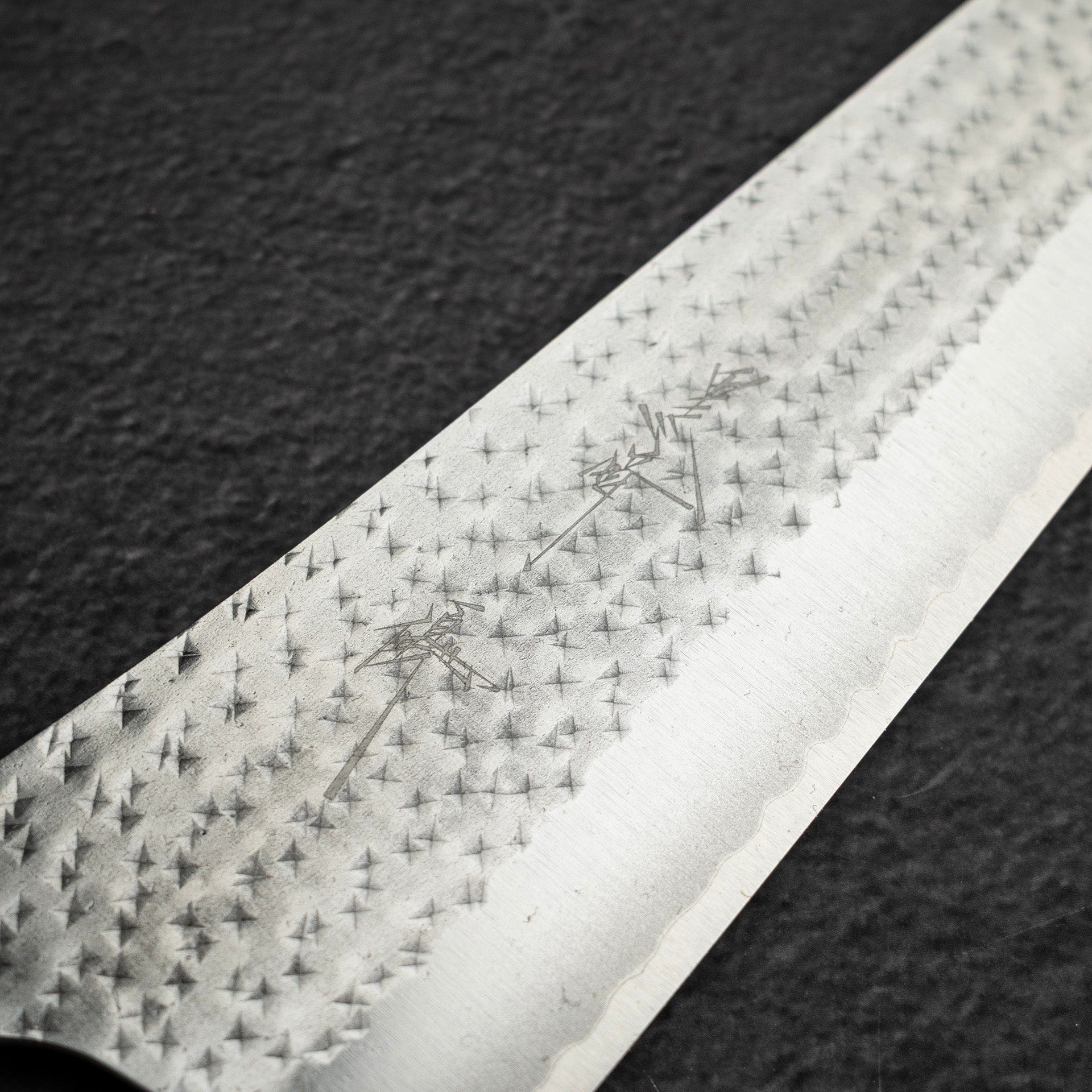 DSC_1335.jpg Kurosaki Kokusen Ei Aogami Super K tip Gyuto 270mm Turquoise White Ferrule, view 5