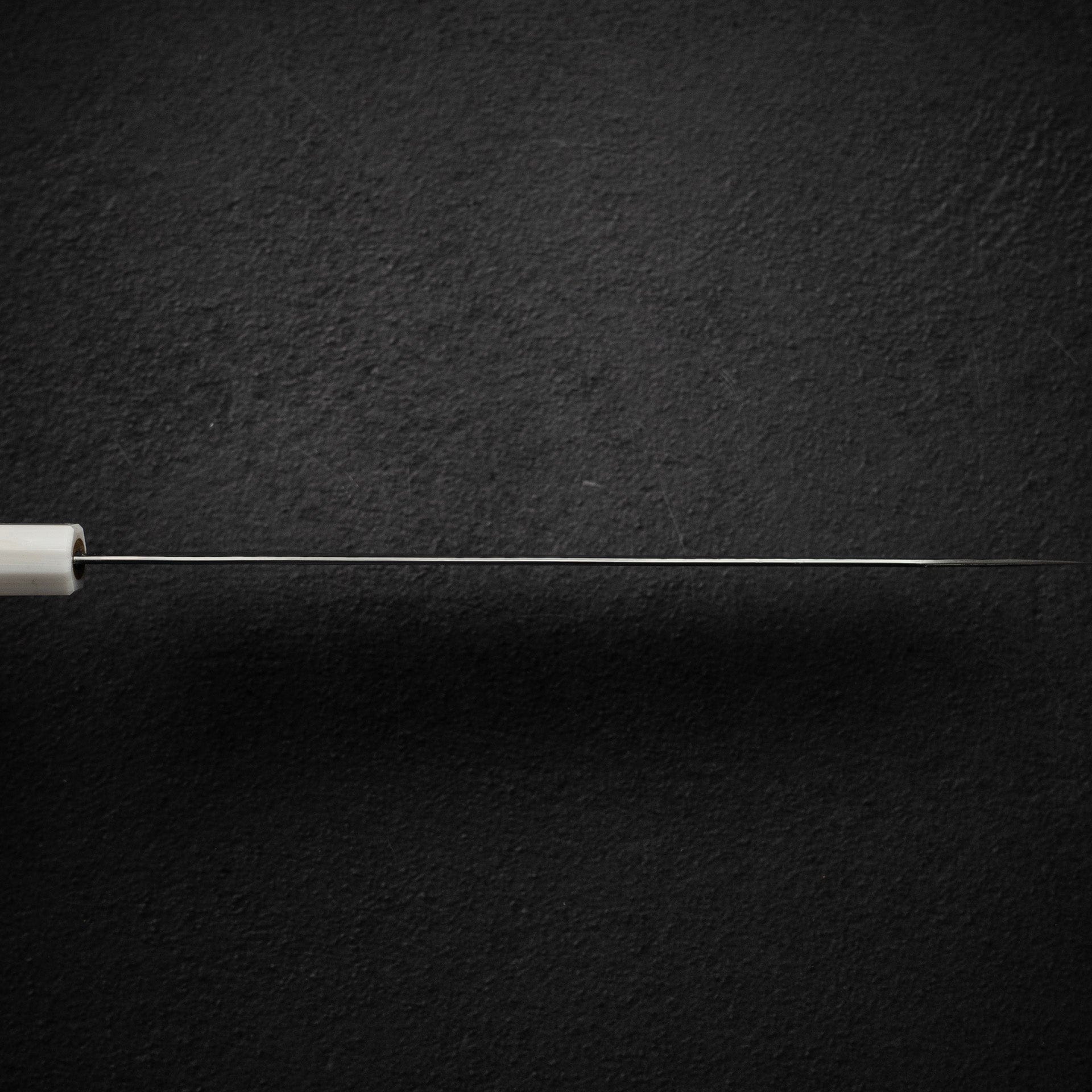 DSC_1342.jpg Kurosaki Kokusen Ei Aogami Super K tip Gyuto 270mm Turquoise White Ferrule, view 9
