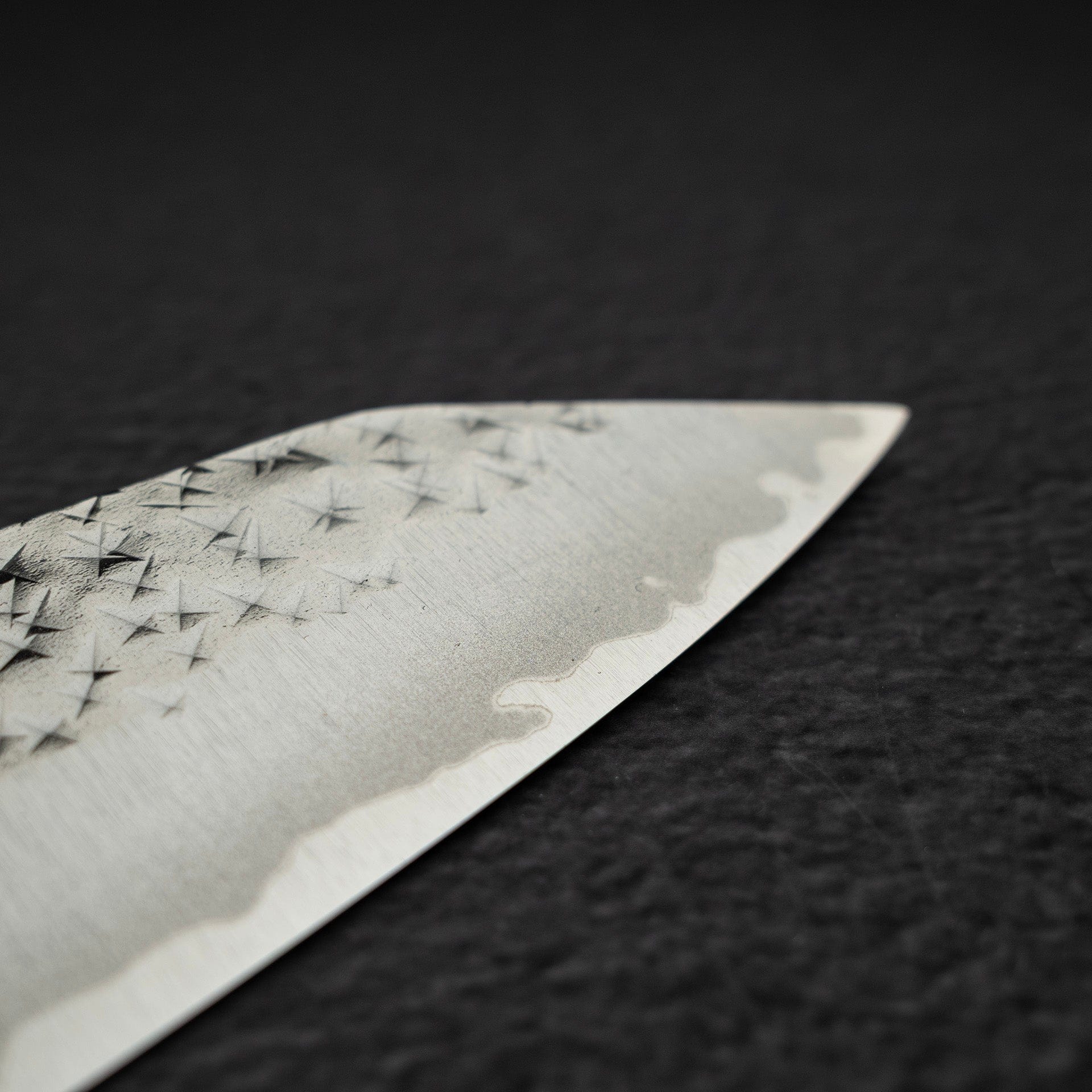 DSC_2051.jpg Kurosaki Kokusen Ei AS Bunka 170mm - Turquoise Ferrule, view 4