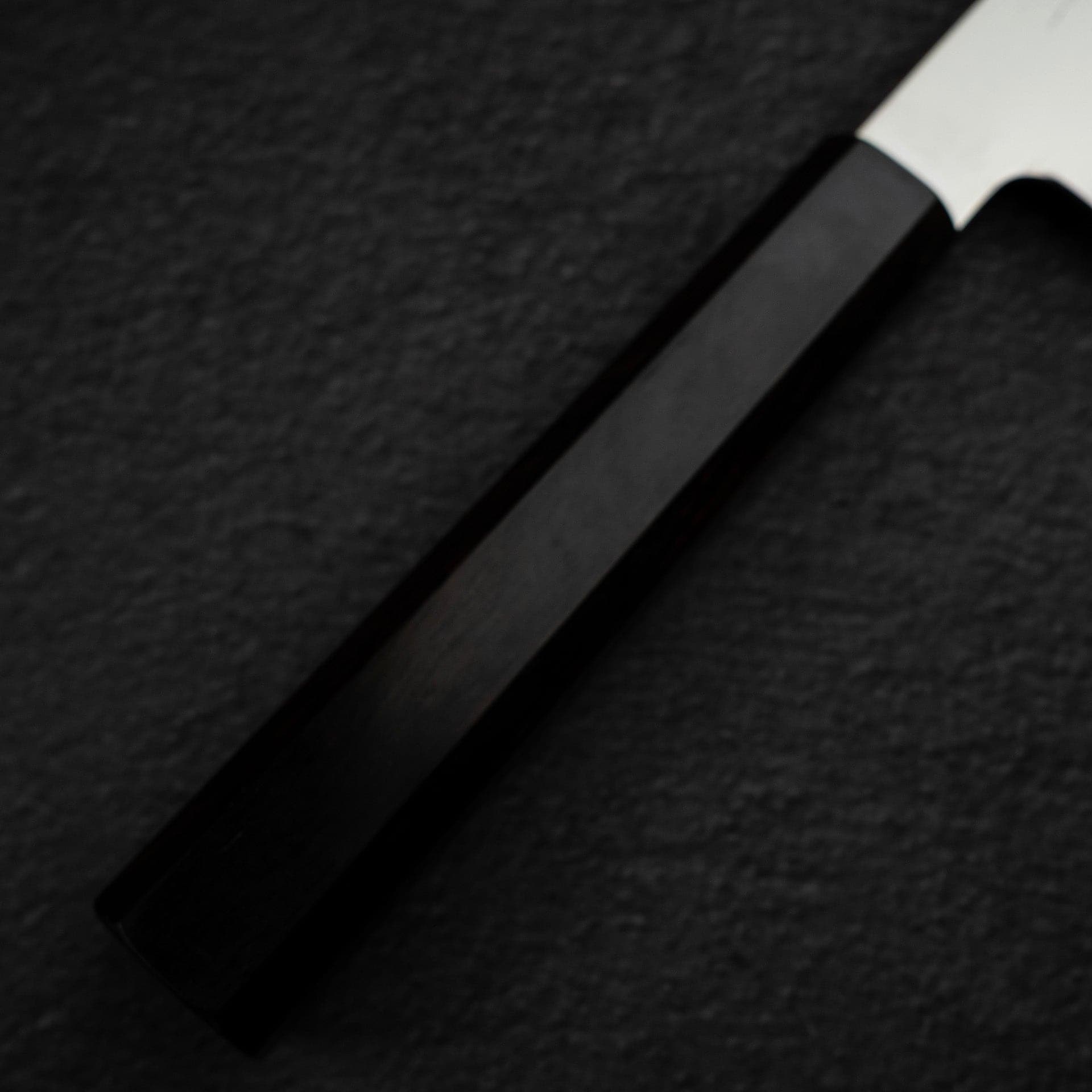 DSC_2122.jpg Tetsujin Ginsan Ukiba Gyuto 210mm Ebony Handle, view 5