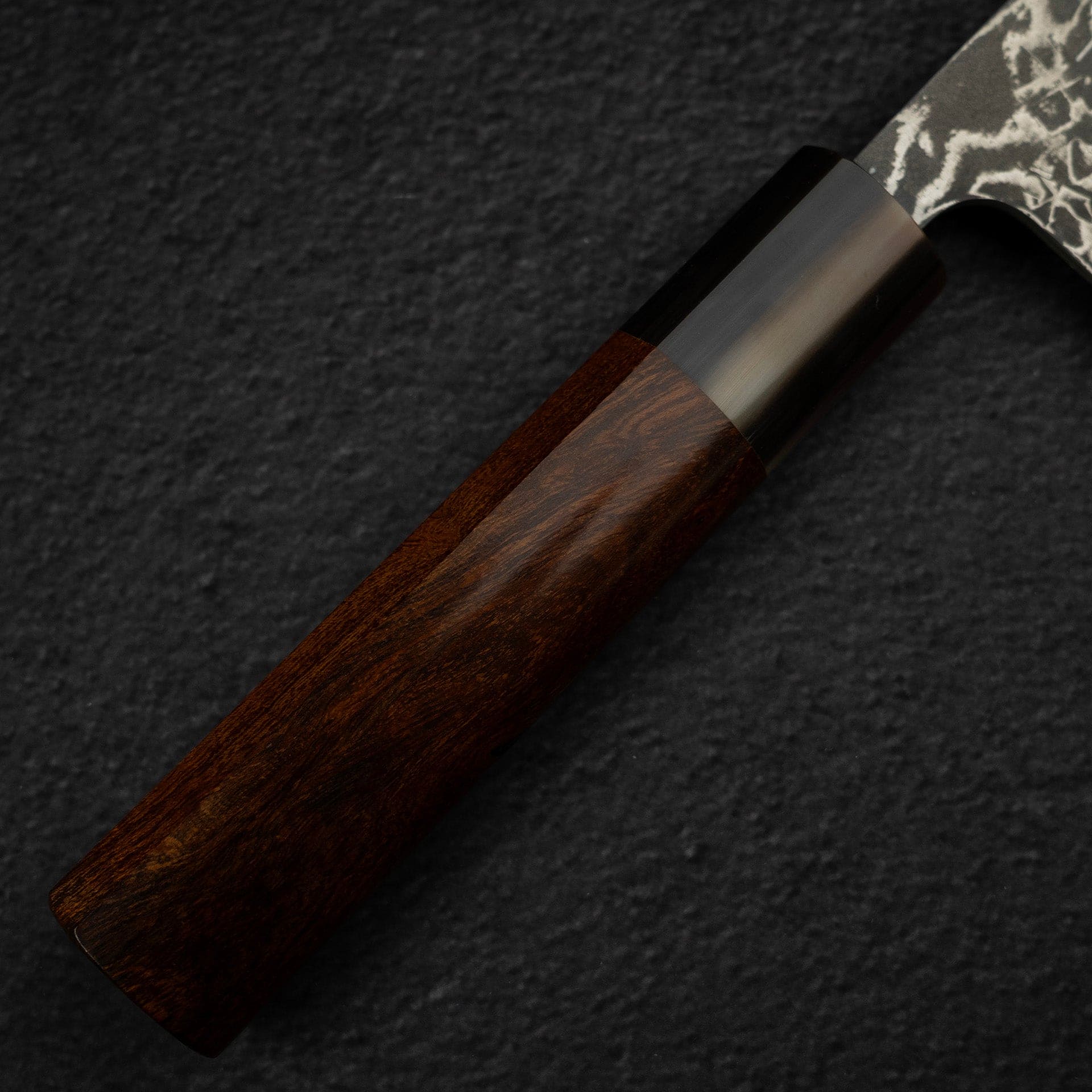 DSC_2197.jpg Takeshi Saji SG2 Black Damascus Gyuto 210mm with Wenge Saya, view 5