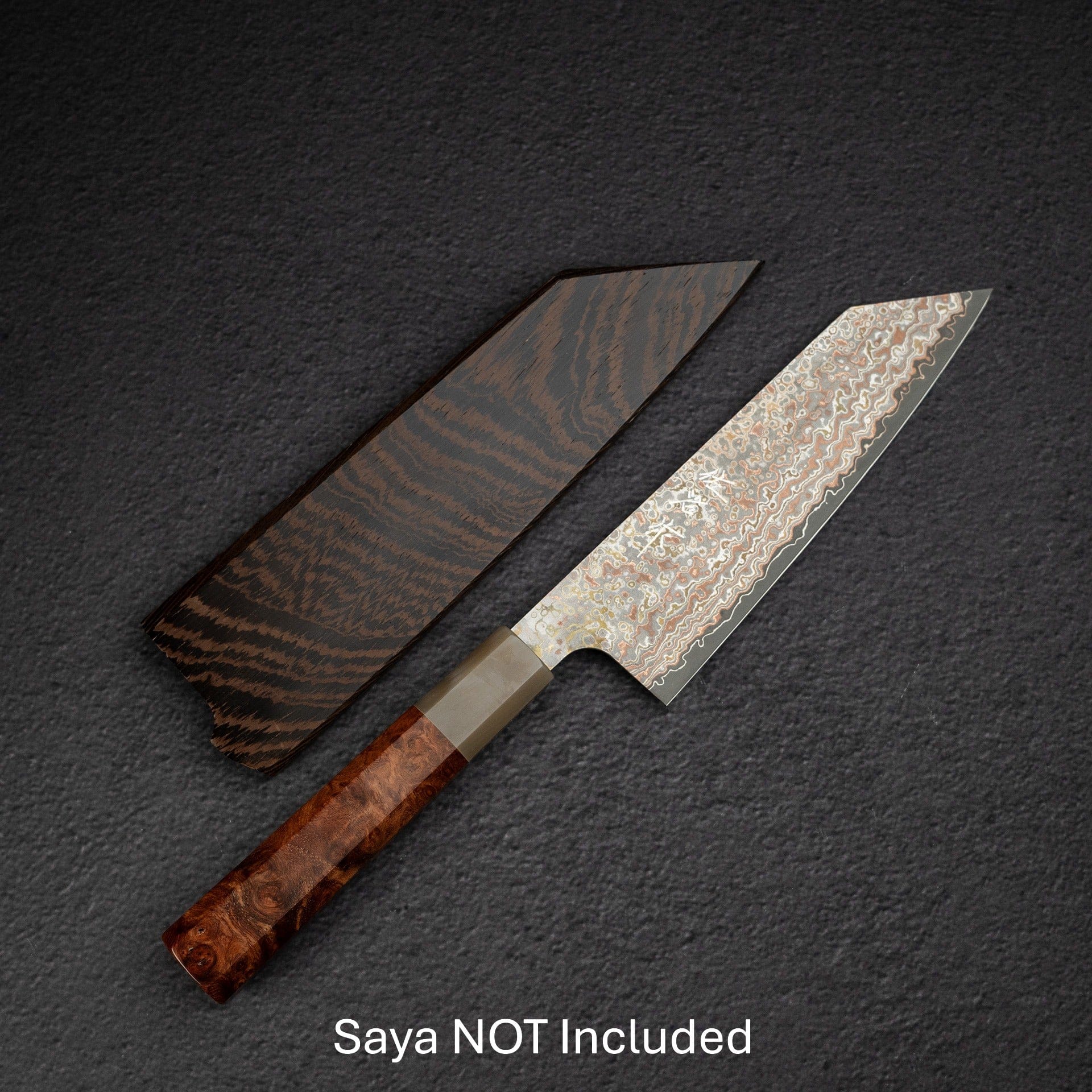 DSC_3119.jpg Takeshi Saji VG10 Rainbow Damascus Etched Bunka 165mm, view 7