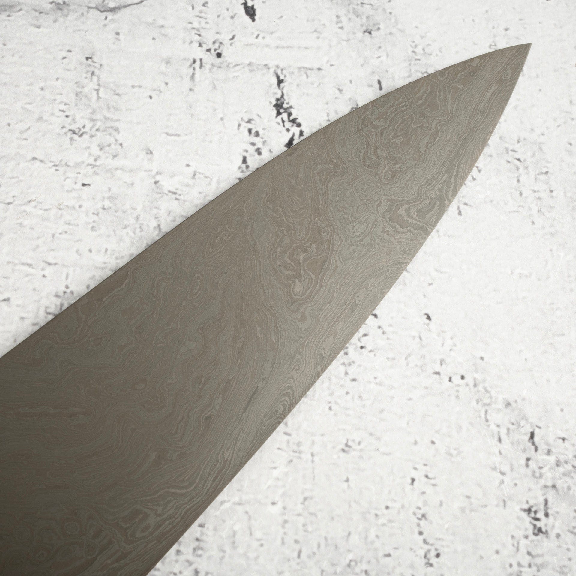 DSC_8358.jpg Exotic: Shoichi Hashimoto (橋本庄市) Zaregumo (ざれぐも・戯雲) Blue / White Coreless Gyuto 270mm, view 4