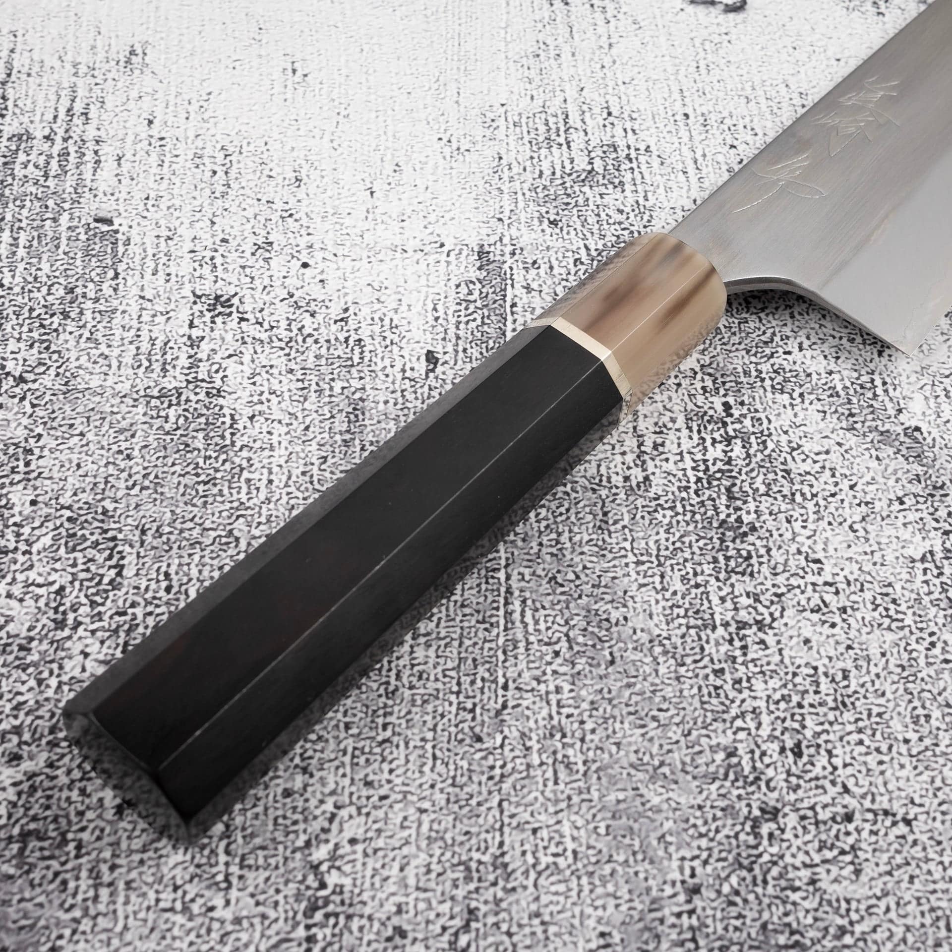 EOFY2025SPECIALMazakiWhite2Hon-SanmaiGyuto240mmwithSayad.jpg EOFY2025 SPECIAL: Mazaki White 2 Hon-Sanmai Gyuto 240mm with Saya, view 4