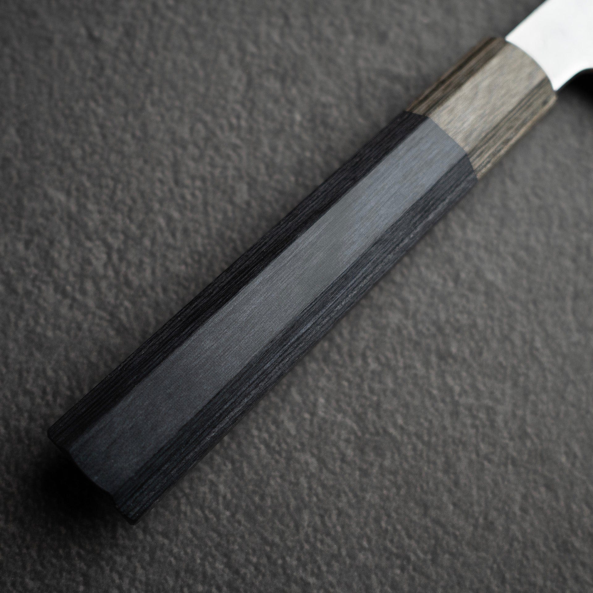 HadoShiosaiK-tipGyuto2105.jpg Hado Shiosai SG2 Tsuchime K-tip Gyuto 210mm, view 5