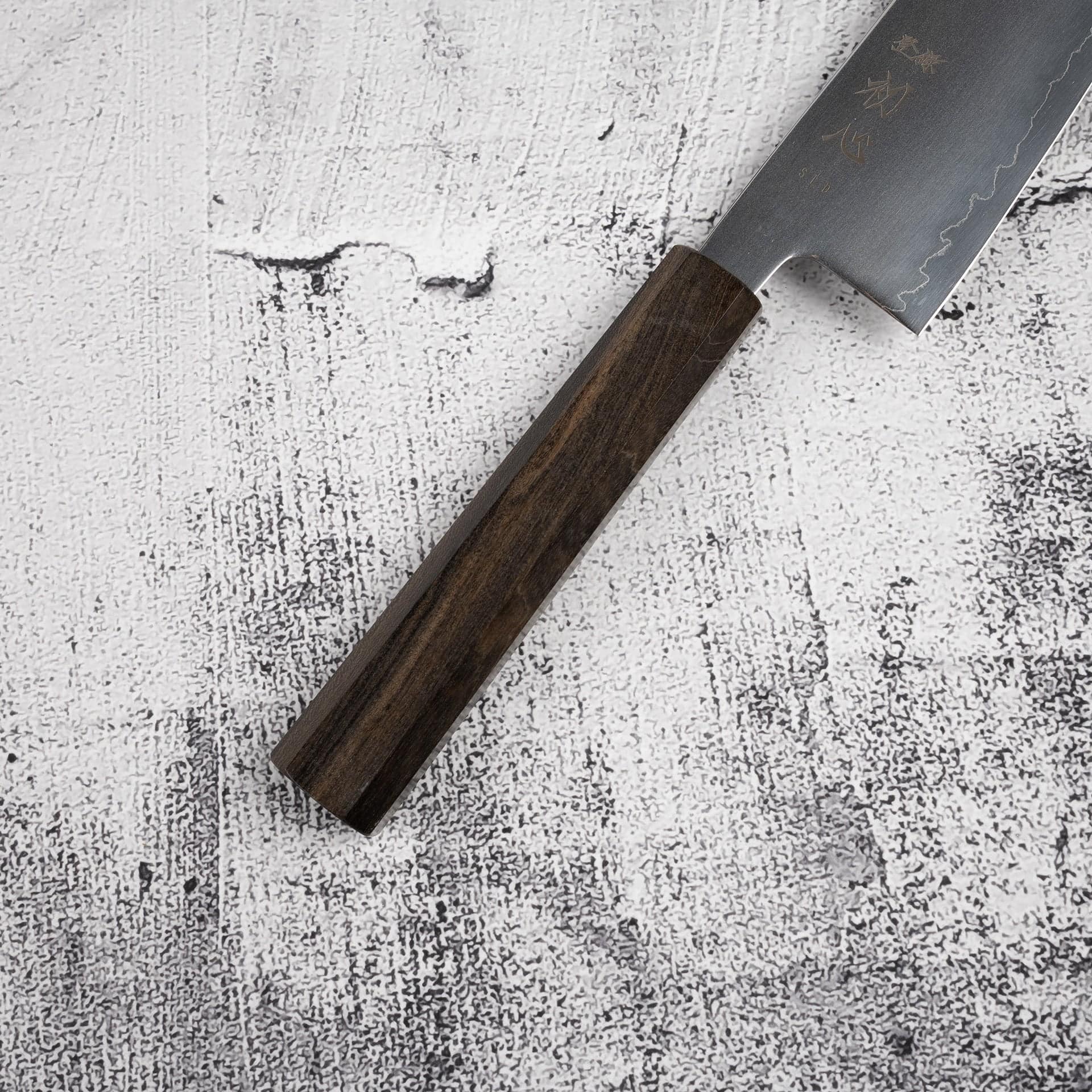 HatsukokoroHikariBunka170mmSLD-20250724-06.jpg Hatsukokoro Hikari SLD Santoku 170mm, view 5