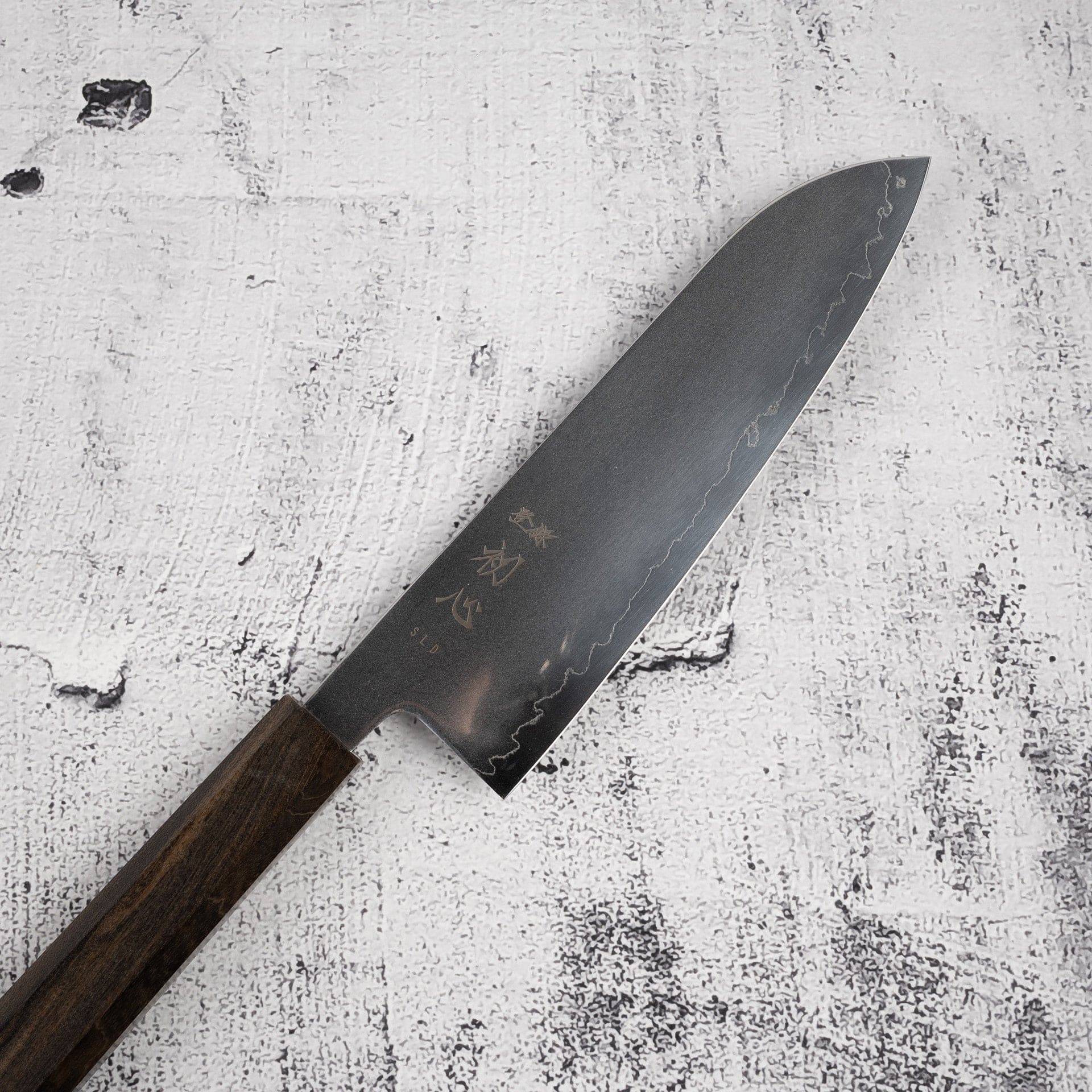 HatsukokoroHikariBunka170mmSLD-20250724-07.jpg Hatsukokoro Hikari SLD Santoku 170mm, view 2