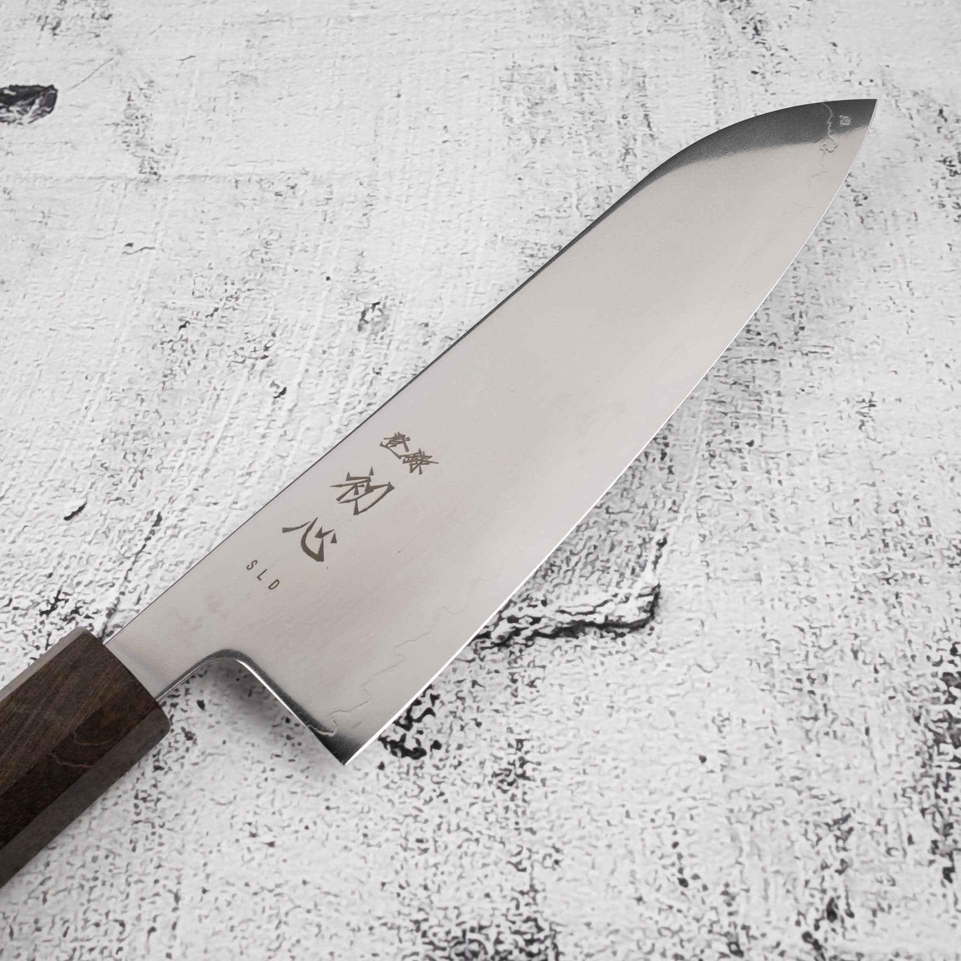 HatsukokoroHikariBunka170mmSLD-20250724-08.jpg Hatsukokoro Hikari SLD Santoku 170mm, view 3