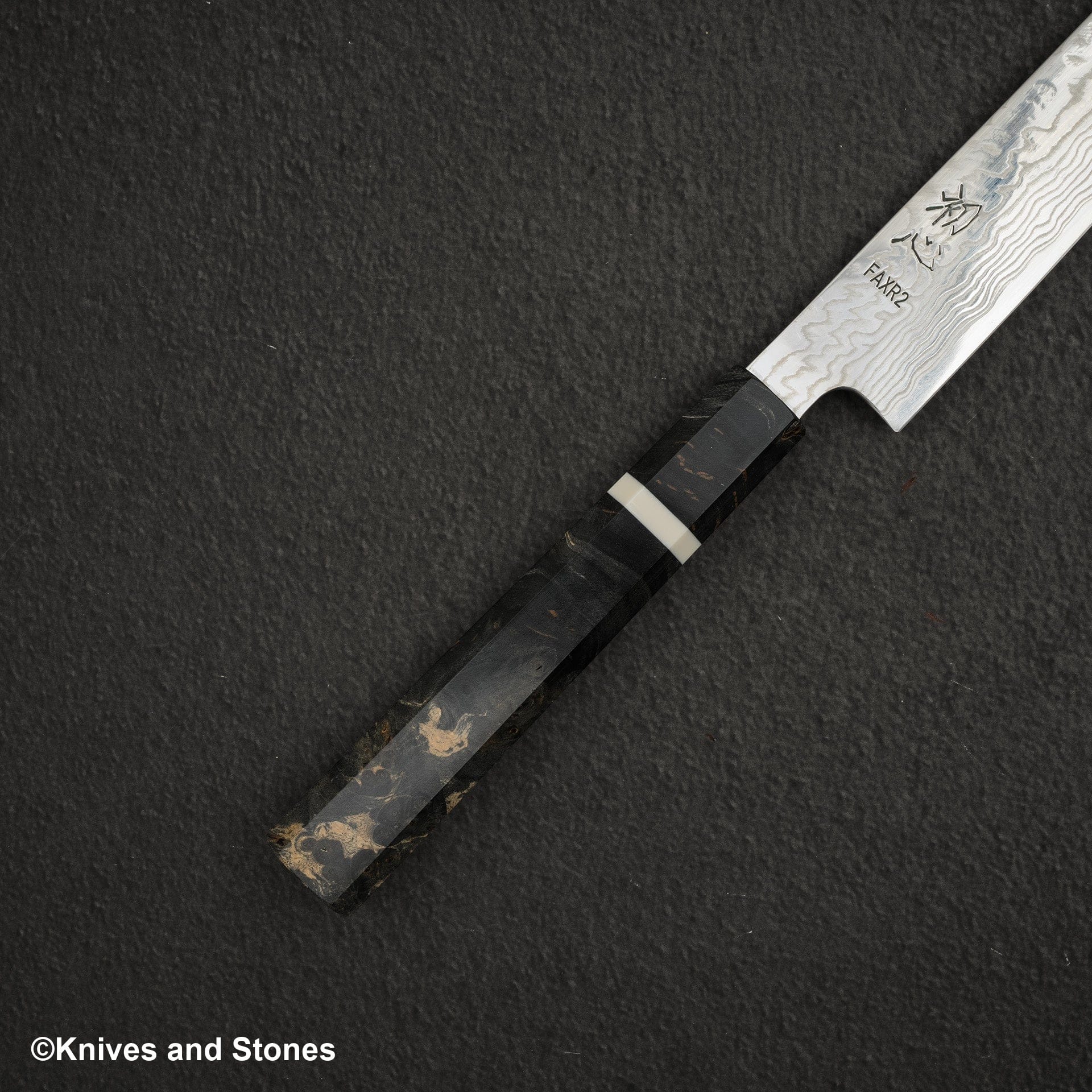 Hatsukokoro FAXR2 Damascus K-tip Sujihiki 240mm, view 2