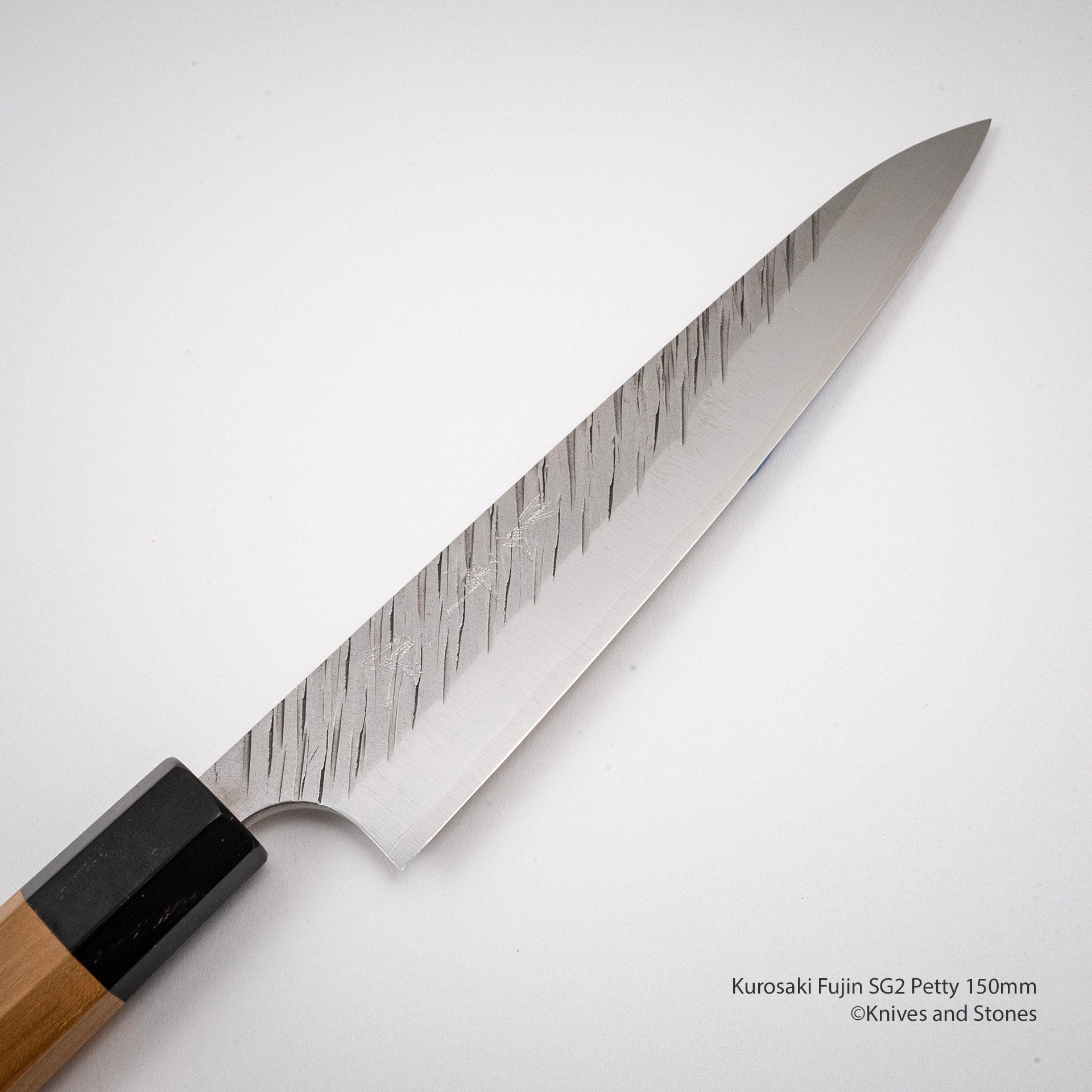 KurosakiFujinSG2Petty150mmH.jpg Kurosaki Fujin SG2 Petty 150mm, view 3