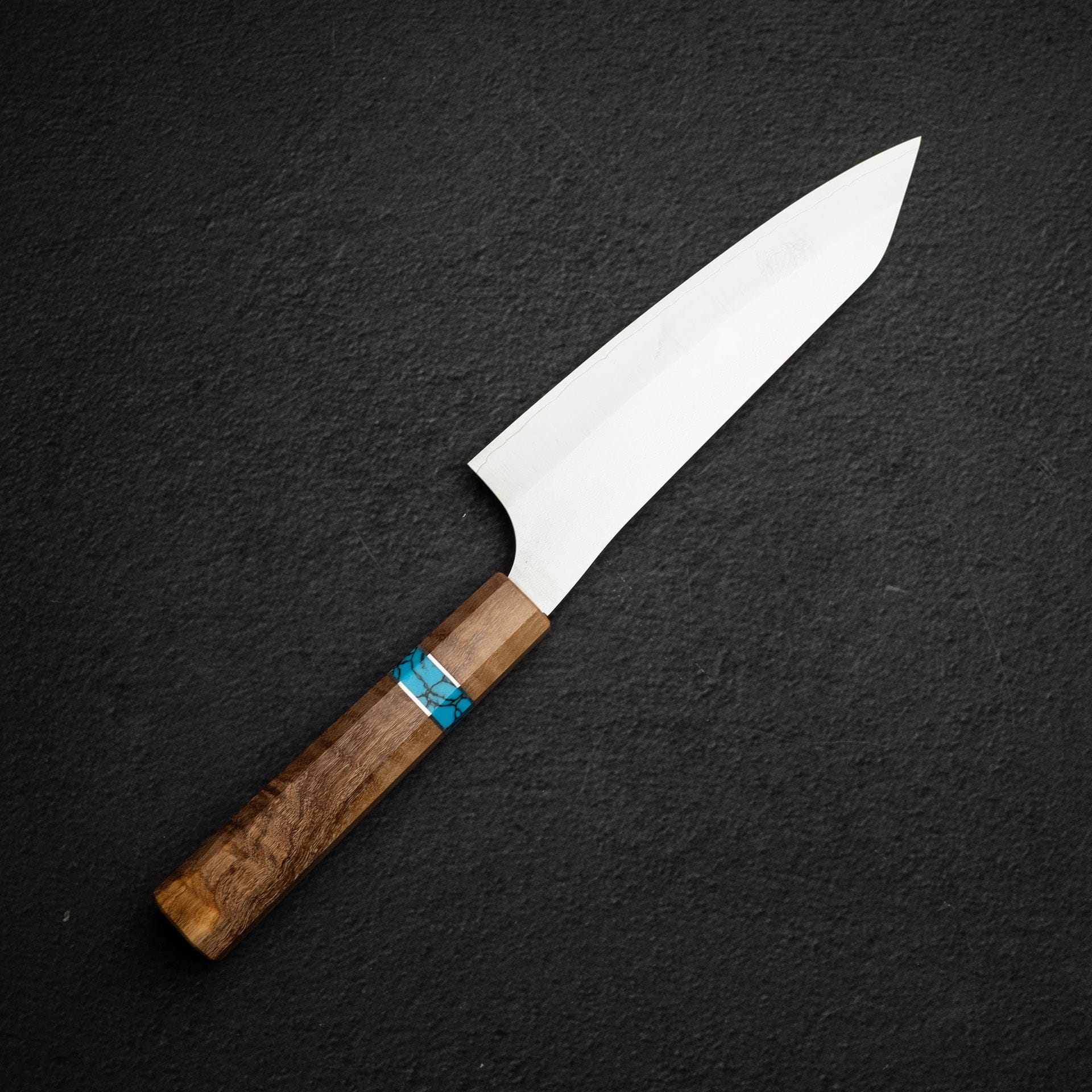 KurosakiGekkoVGXEOSBunka165mm-TurquoiseRingh_02f39eb1-67f2-4e0b-a8e8-e75fe3fe205e.jpg Kurosaki Gekko VG XEOS Bunka 165mm - Turquoise Ring, view 8