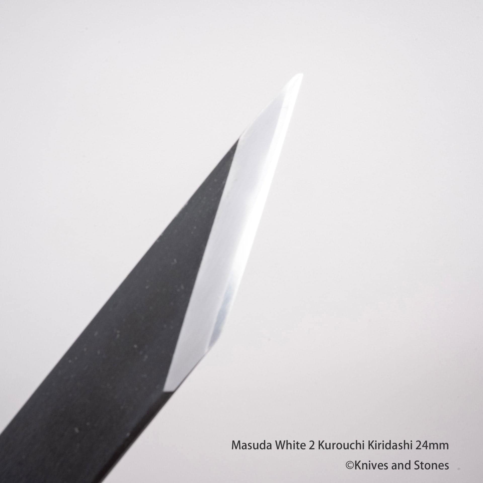 MasudaWhite2KurouchiKiridashi24mmG.jpg Masuda White 2 Kurouchi Kiridashi 24mm, view 2