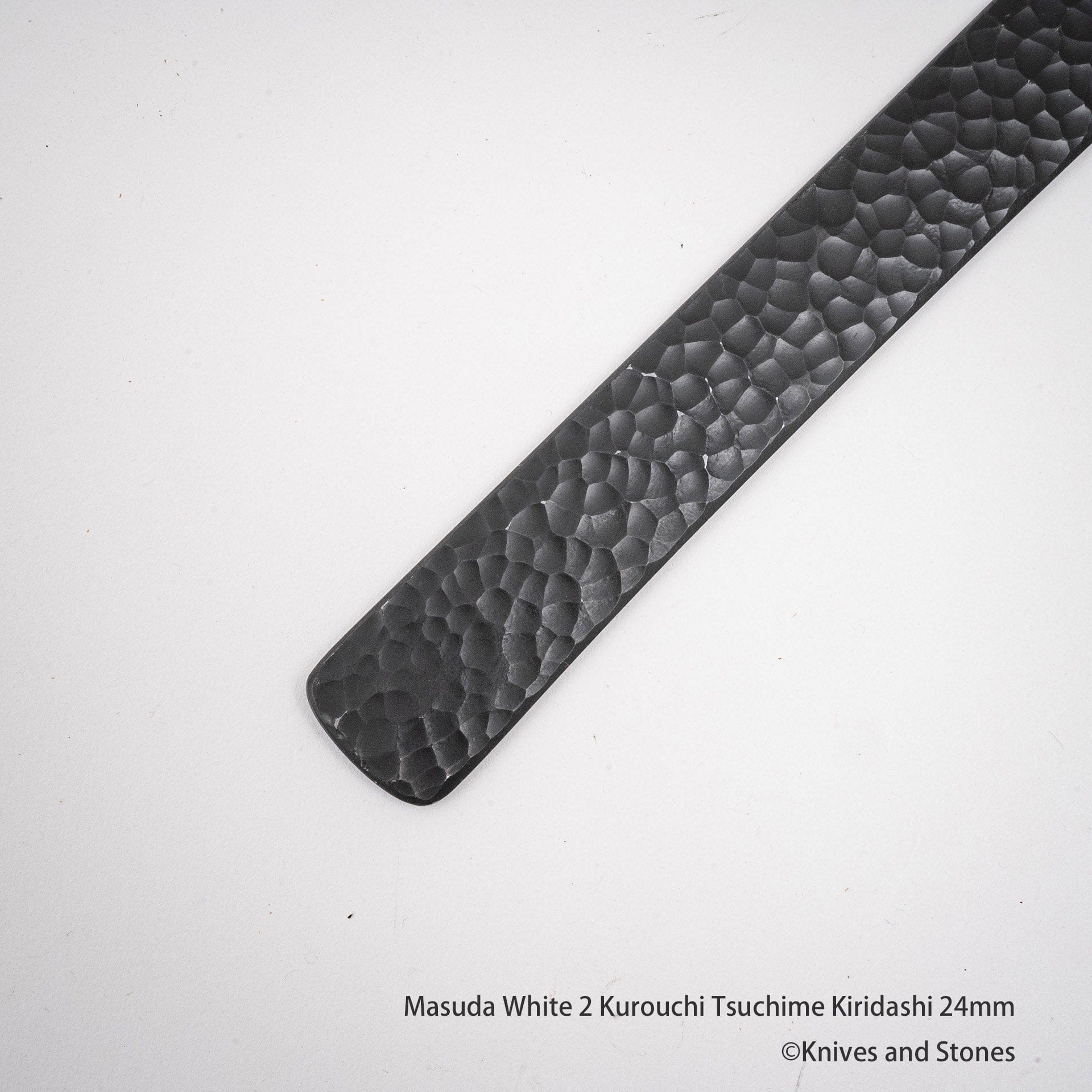 MasudaWhite2KurouchiTsuchimeKiridashi24mmC.jpg Masuda White 2 Kurouchi Tsuchime Kiridashi 24mm, view 3
