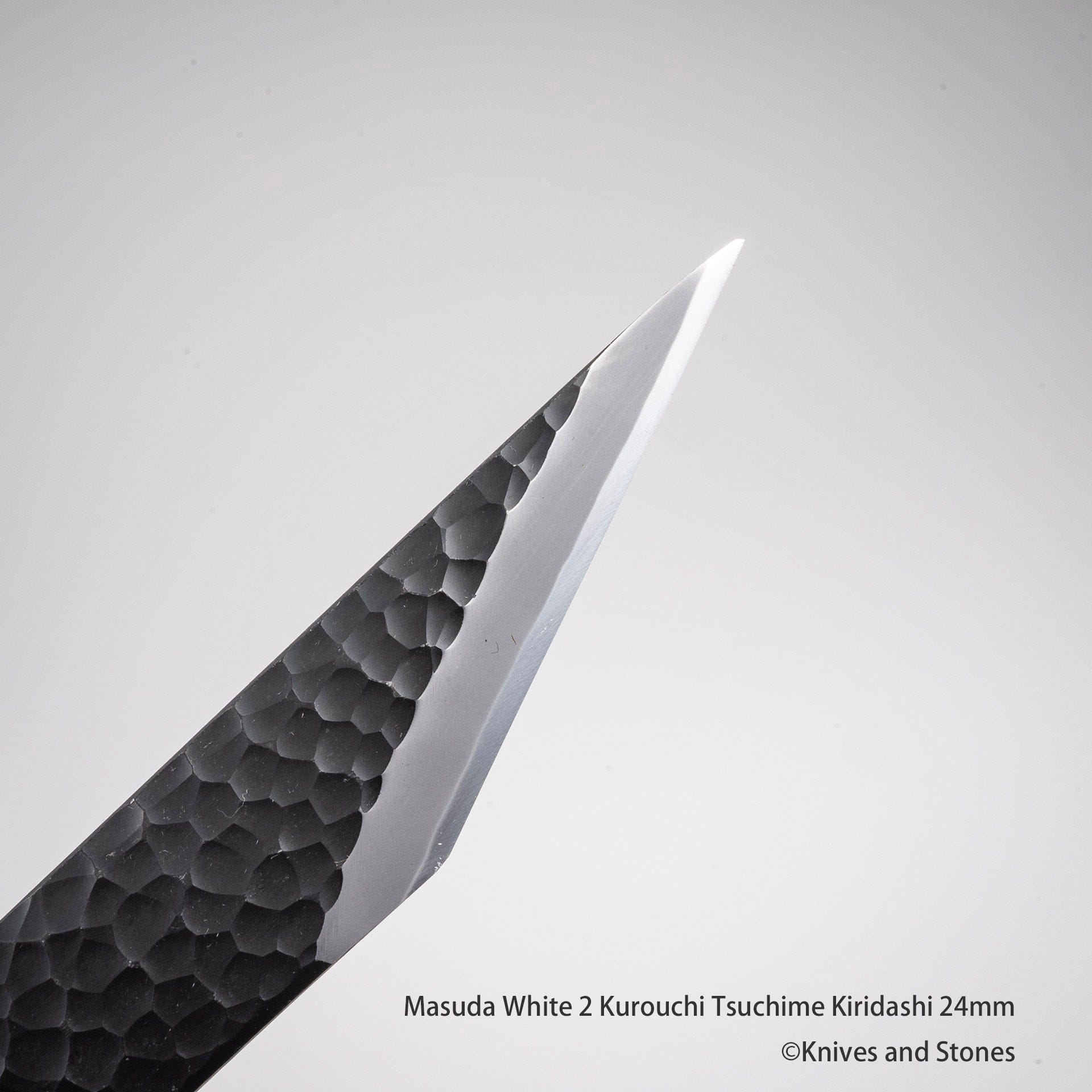 MasudaWhite2KurouchiTsuchimeKiridashi24mmI.jpg Masuda White 2 Kurouchi Tsuchime Kiridashi 24mm, view 2