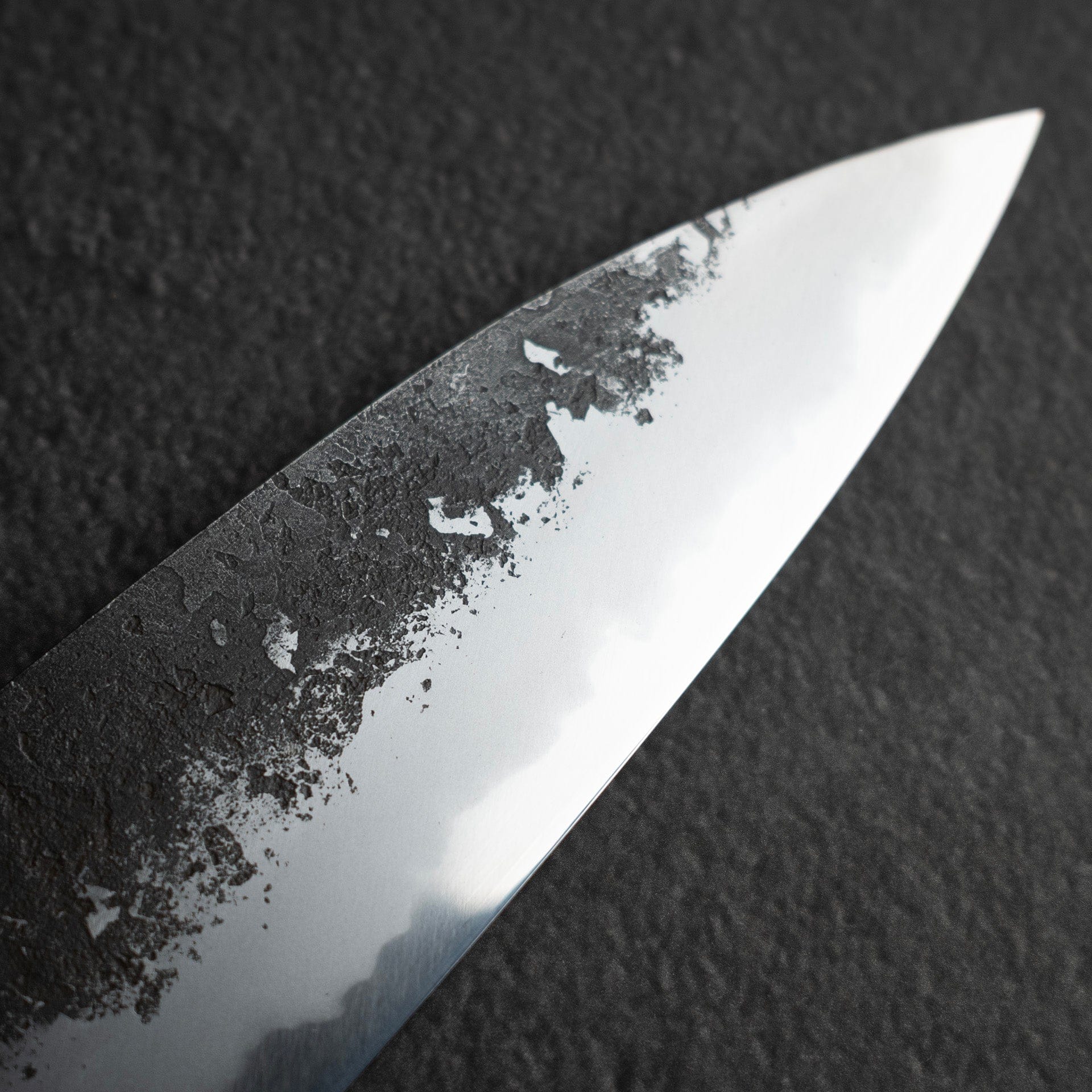 MazakiWhite2KurouchiGyuto210mmc_9030dc8a-b769-44f7-a5fe-01b74e2e60fb.jpg Mazaki White 2 Kurouchi Gyuto 210mm, view 3