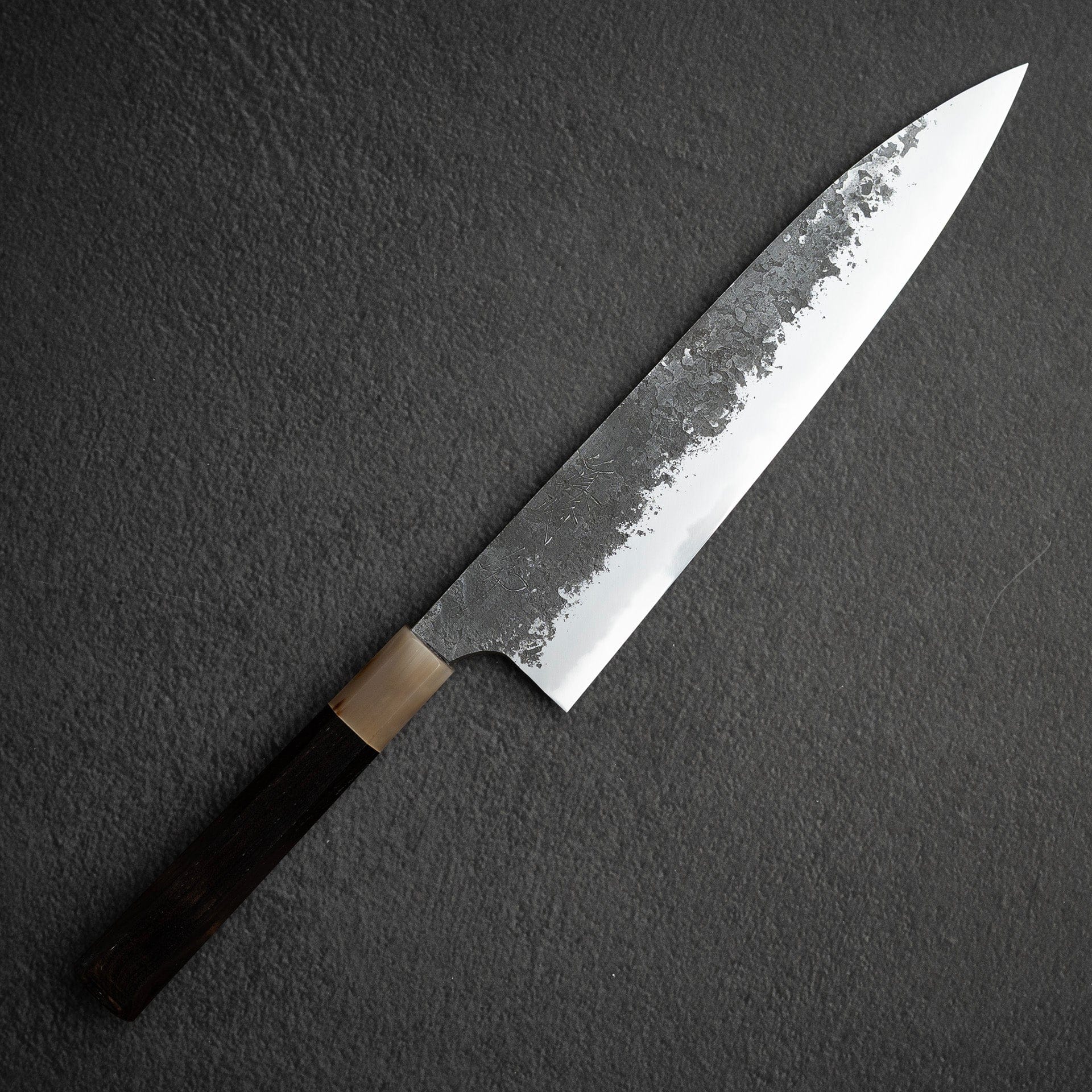 MazakiWhite2KurouchiGyuto240mmb_5701be69-19a6-4643-8a14-1427f478cc8b.jpg Mazaki White 2 Kurouchi Gyuto 240mm, view 2