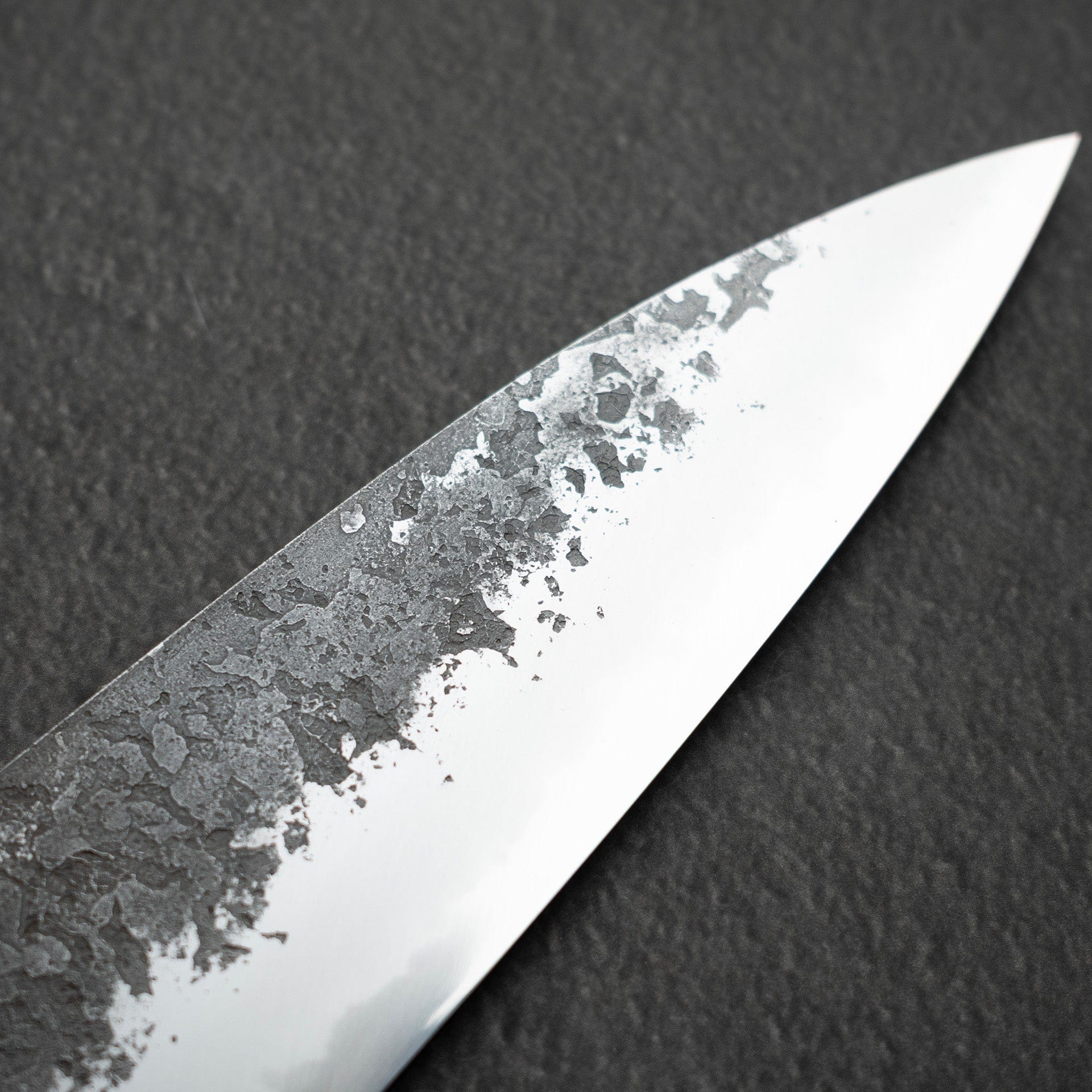 MazakiWhite2KurouchiGyuto240mmc_63d91eb1-63b9-40fd-a415-d7cfa662a802.jpg Mazaki White 2 Kurouchi Gyuto 240mm, view 3