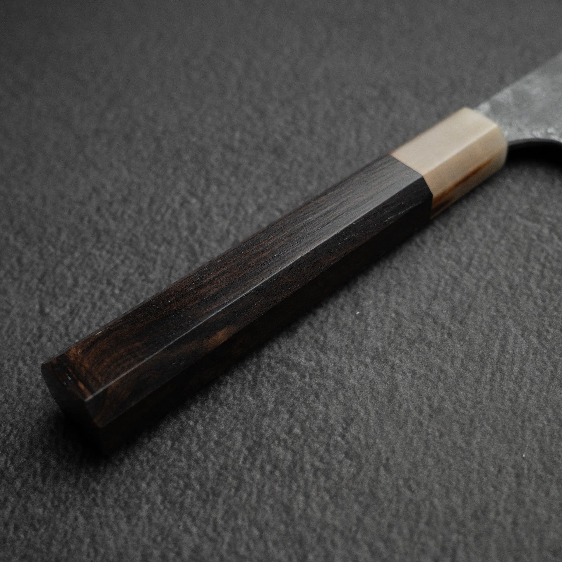 MazakiWhite2KurouchiGyuto240mme_850c9ec9-dc2c-415c-8b9f-c254d3022fce.jpg Mazaki White 2 Kurouchi Gyuto 240mm, view 5