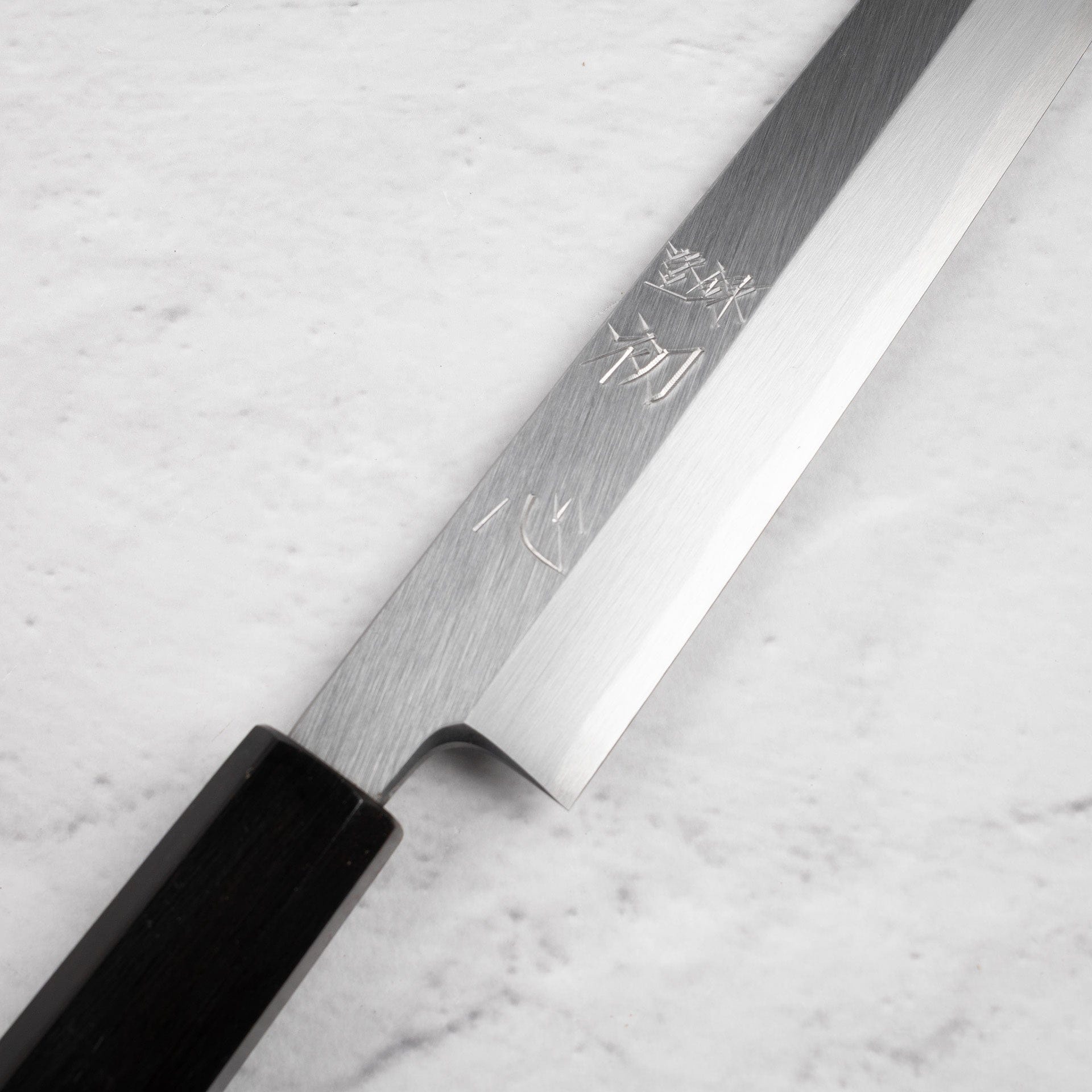 MyojinShirasagiWhite2Yanagiba270mm-20250625-05.jpg Hatsukokoro x Myojin Shirasagi White 2 Yanagiba 270mm, view 4