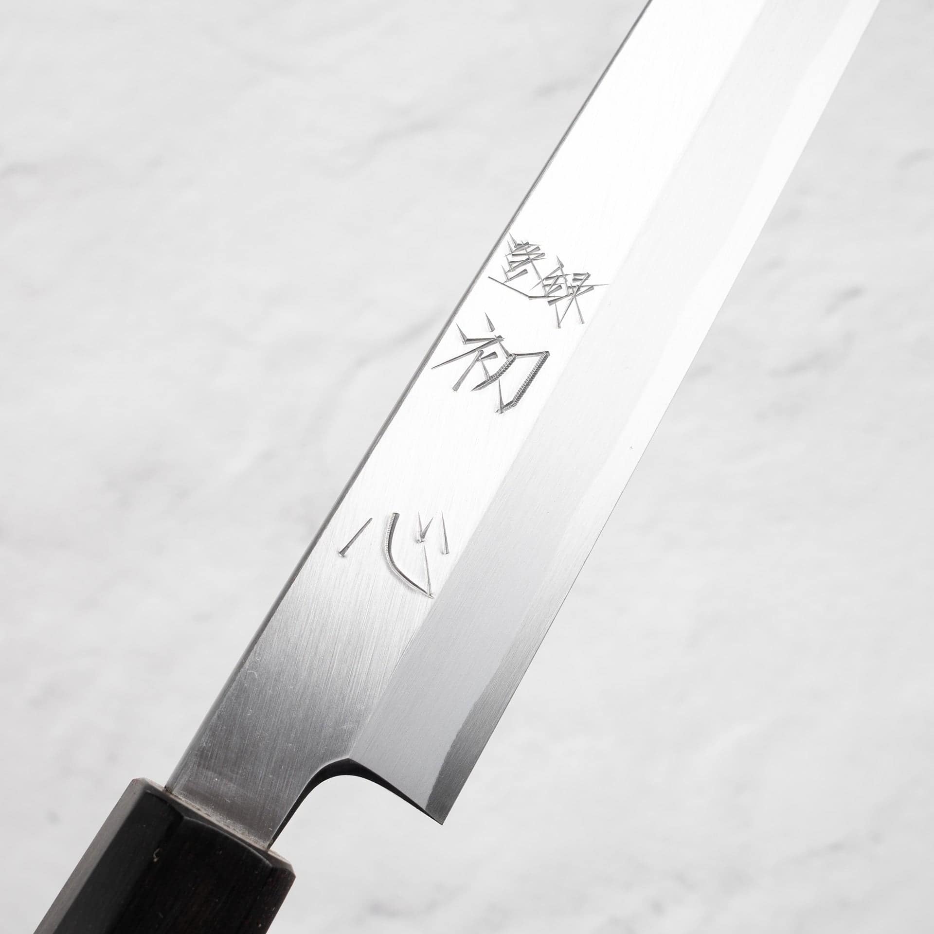 MyojinShirasagiWhite2Yanagiba270mm-20250625-06.jpg Hatsukokoro x Myojin Shirasagi White 2 Yanagiba 270mm, view 5