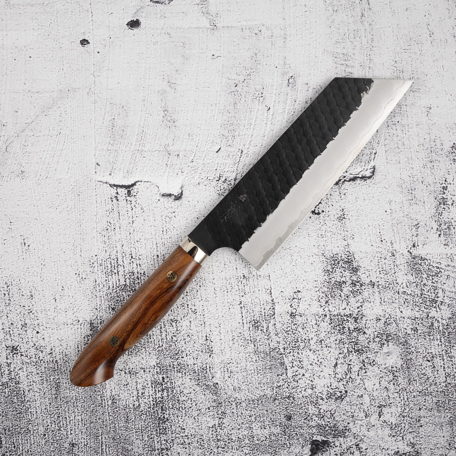 Nigara SG2 Tsuchime K-tip Nakiri 165mm Kurouchi Western Ironwood