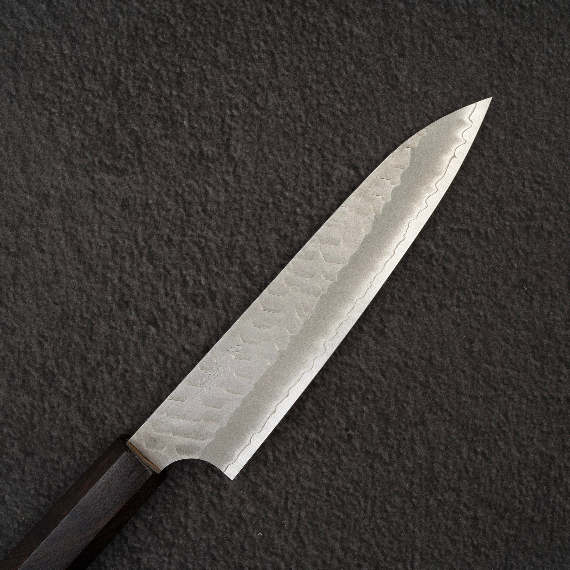 NigaraSG2MattMigakiTsuchimePetty150mmb.jpg Nigara SG2 Matt Migaki Tsuchime Petty 150mm, view 2