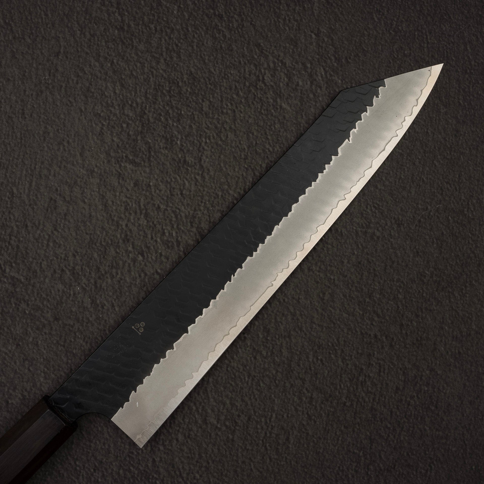 Nigara SG2 Tsuchime Kurouchi K-tip Gyuto 270mm Ebony Handle, view 2