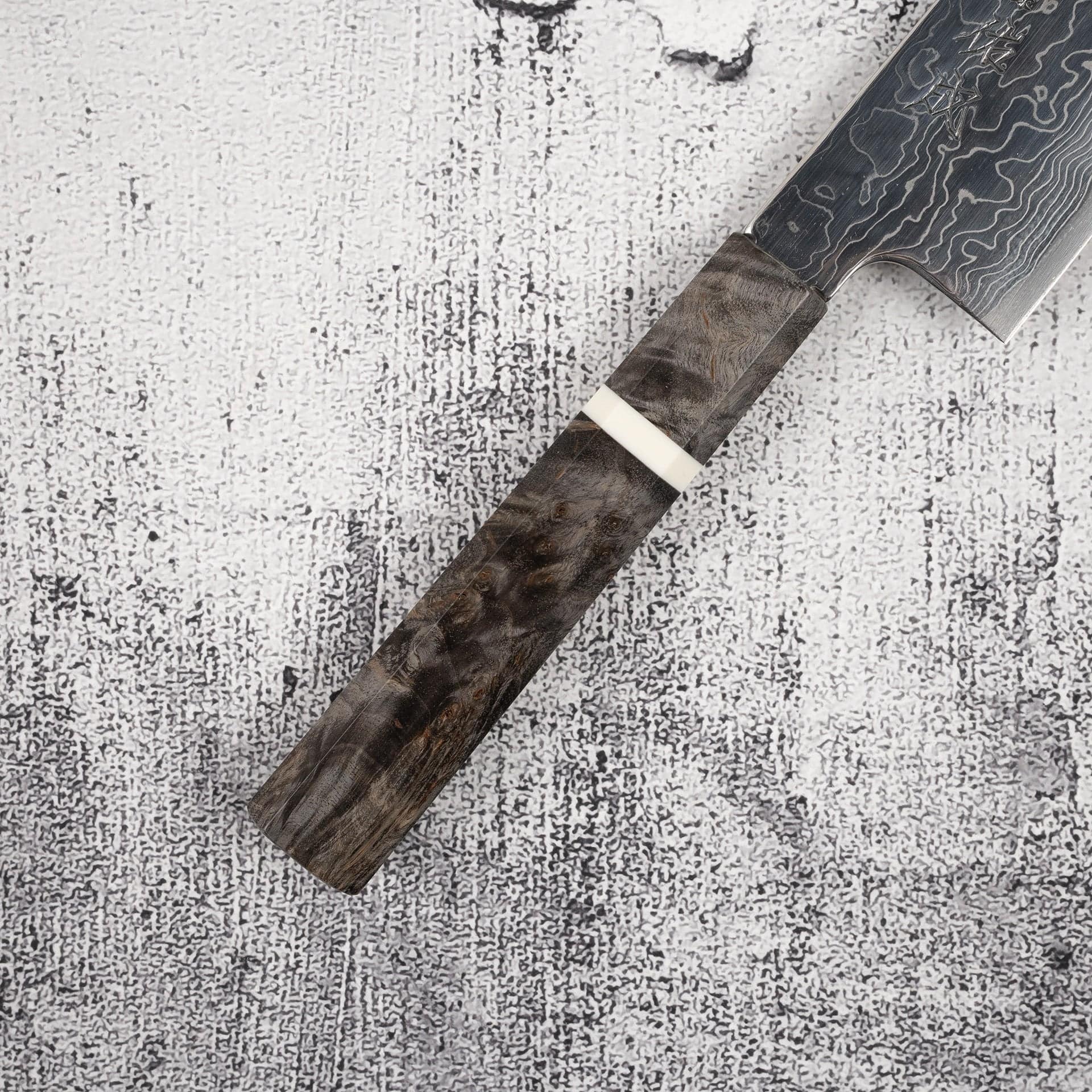 SukenariSG2DamascusGyuto210mmEbony-20250829-03_8098a5c7-234f-4e90-b68c-c91734ca1a2e.jpg Sukenari SG2 Damascus Gyuto 210mm Birch, view 5