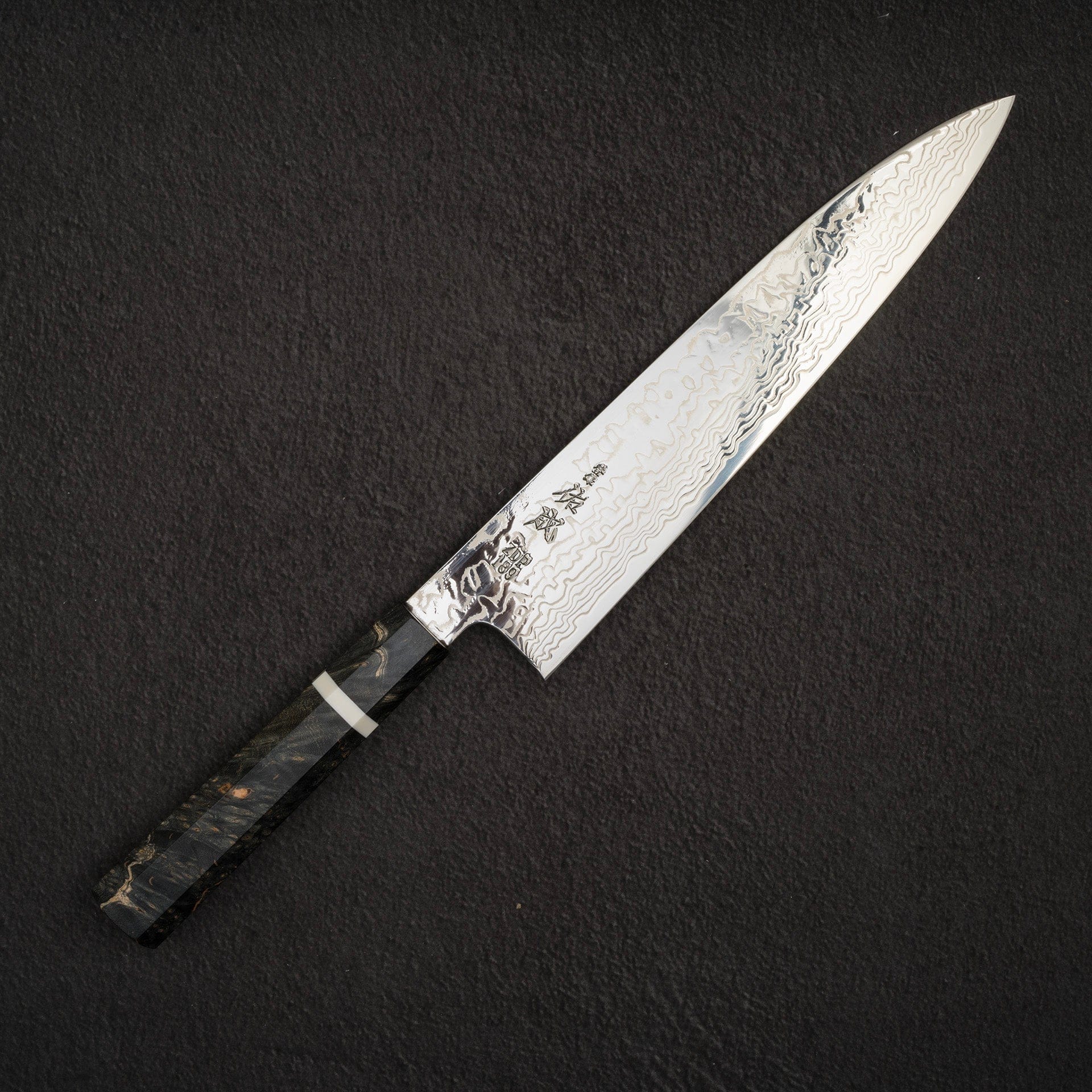 Sukenari ZDP-189 Damascus Gyuto 270mm Birch Burl Handle