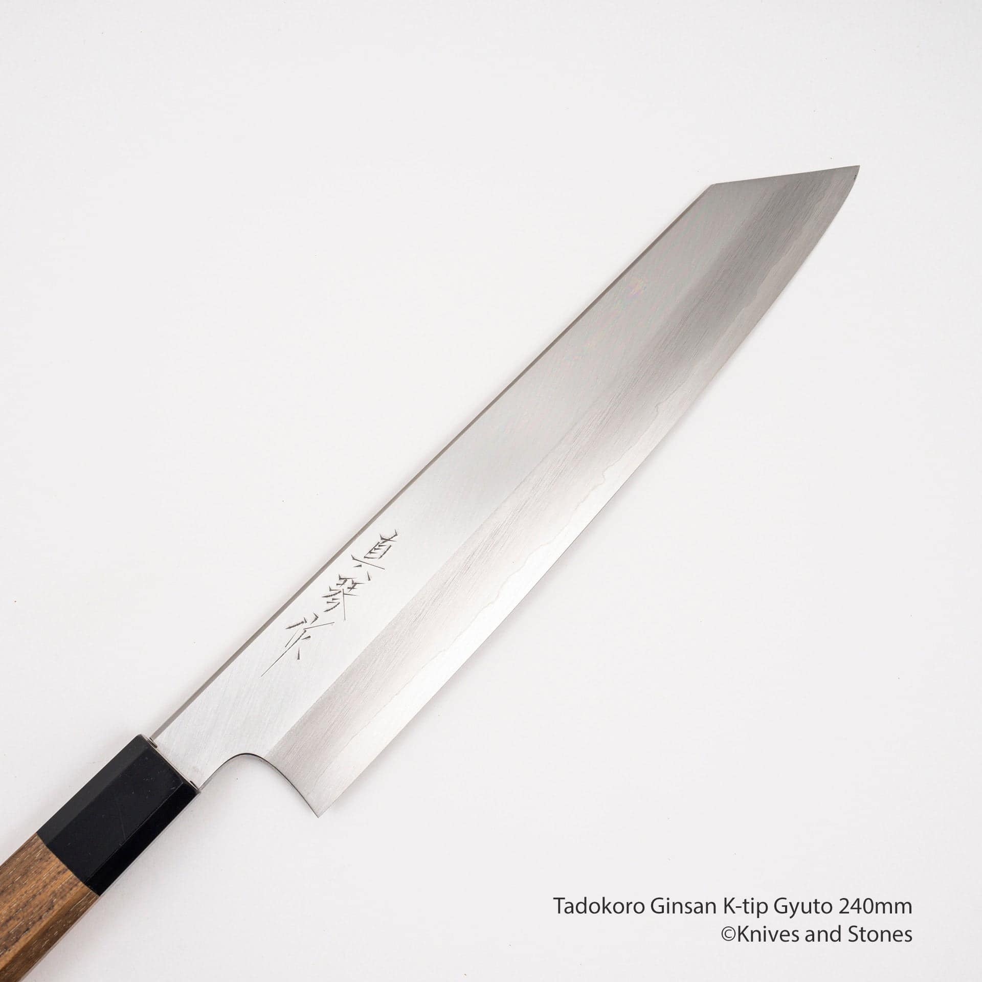 Tadokoro Ginsan K-tip Gyuto 240mm, view 2