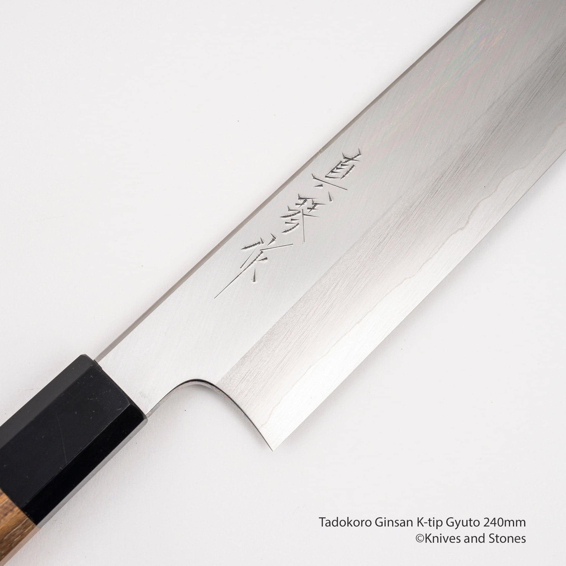 Tadokoro Ginsan K-tip Gyuto 240mm, view 3
