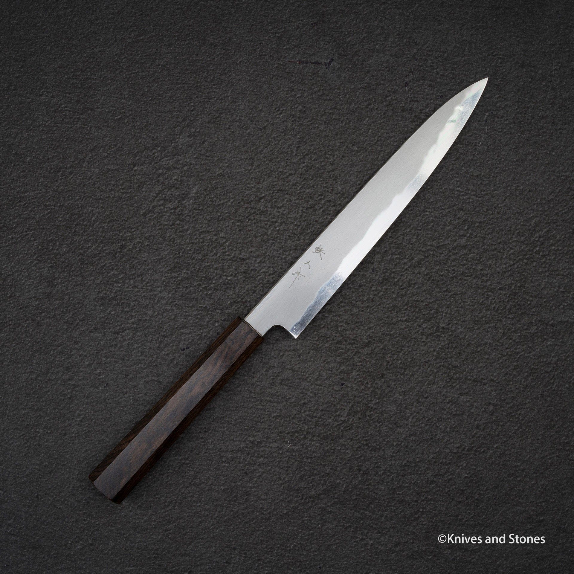 Tetsujin Blue 2 Kasumi Sujihiki 210mm Ebony Handle