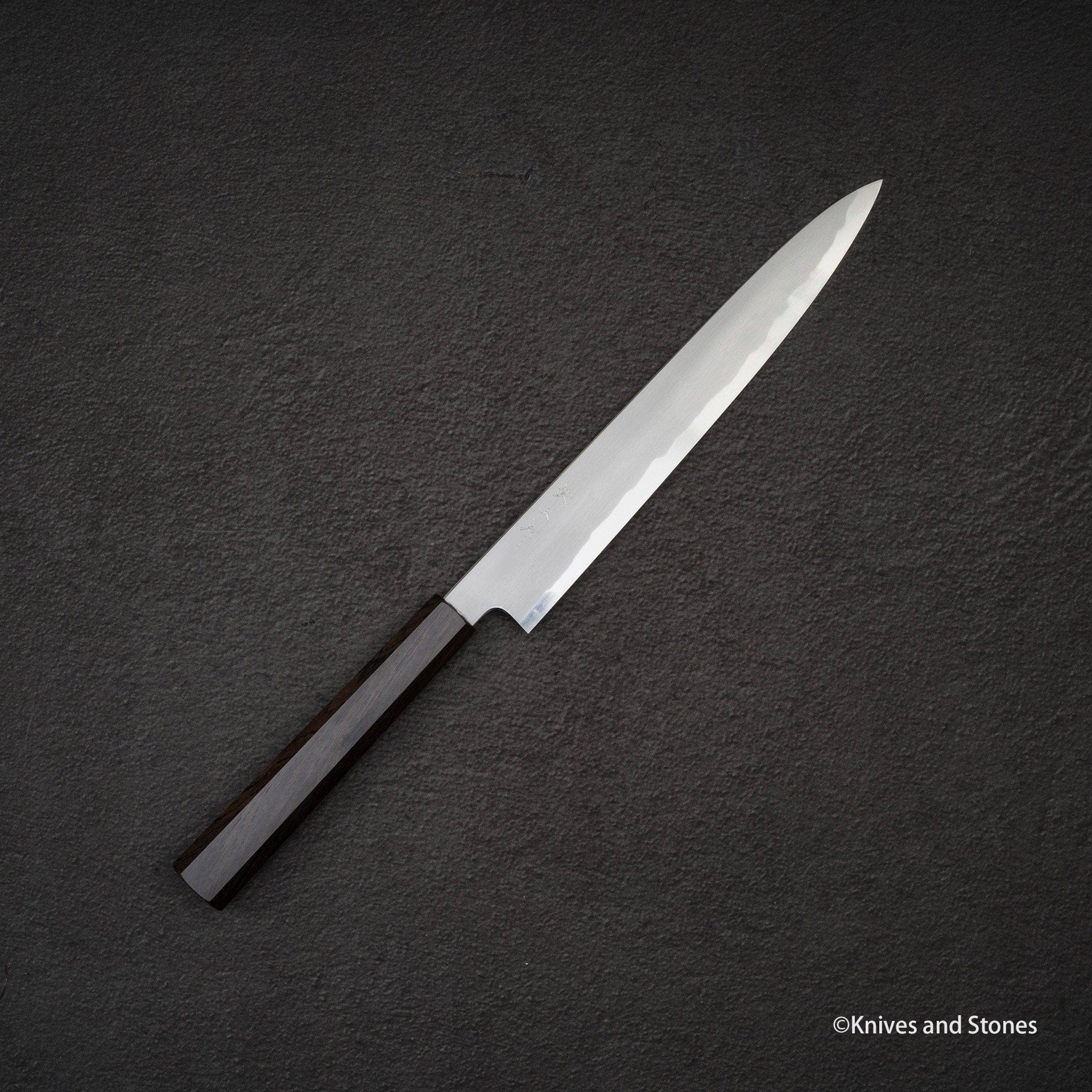Tetsujin Blue 2 Kasumi Sujihiki 240mm Ebony Handle