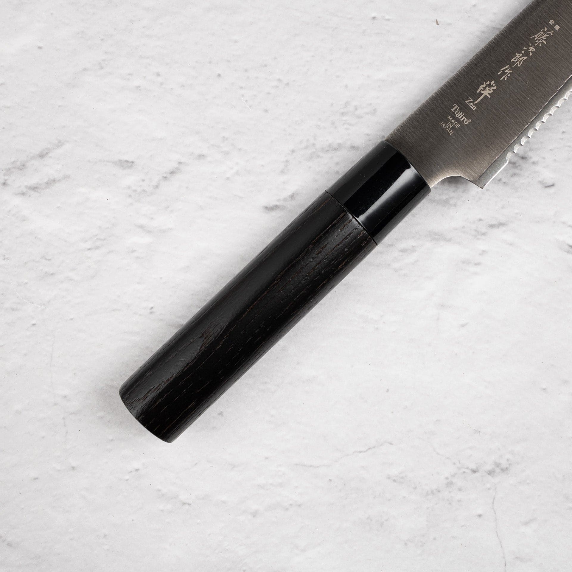 TojiroBreadKnife240mmFD-1559-20250523-07.jpg Tojiro Zen Bread Knife 240mm Japanese Handle F-1559, view 2