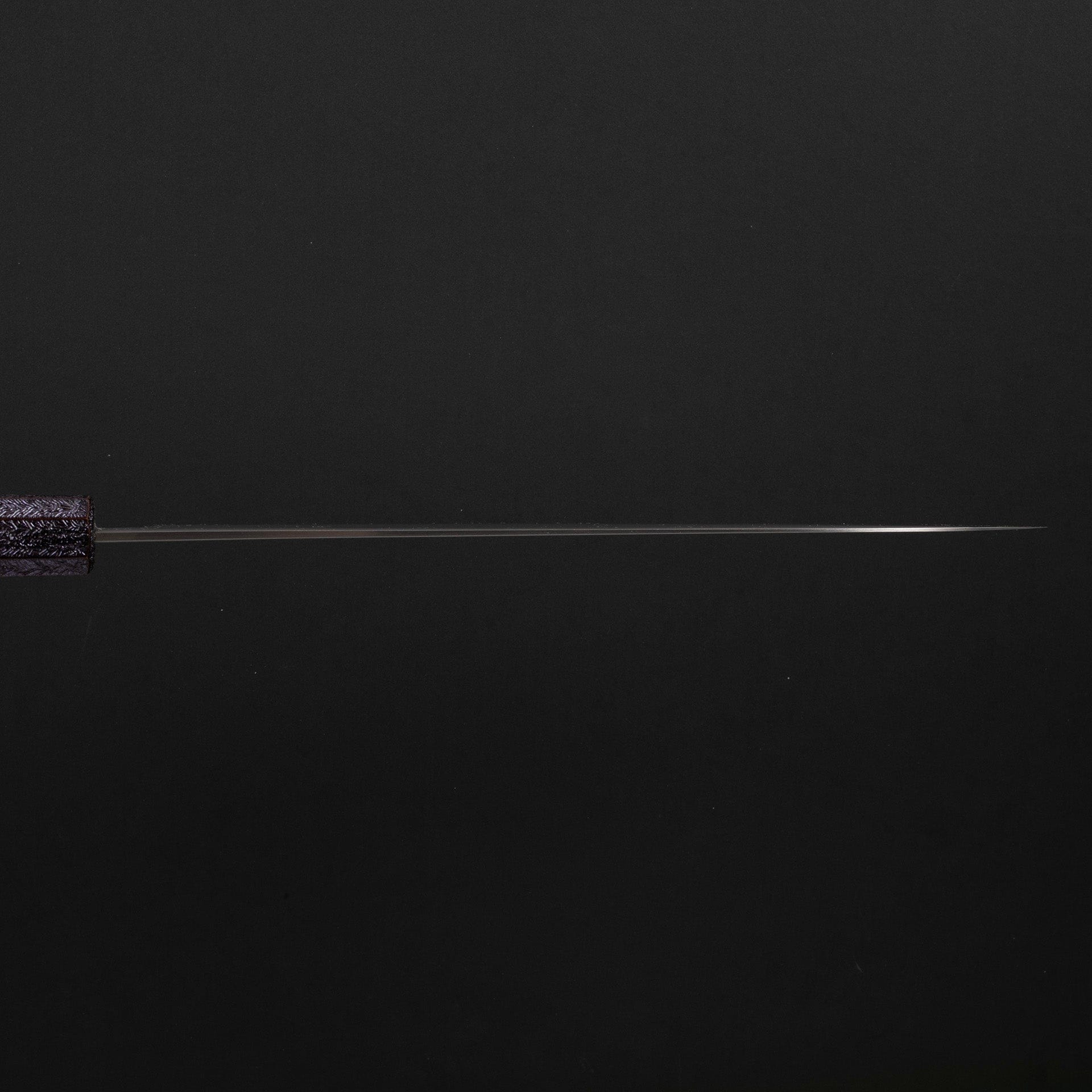 TsunehisaWhite1SSCladKasumiGyuto240mmPurpleHandleg_469f9e03-c098-40ae-b296-38b6550e695b.jpg Tsunehisa White 1 S/S Clad Kasumi Gyuto 240mm Purple Handle, view 7
