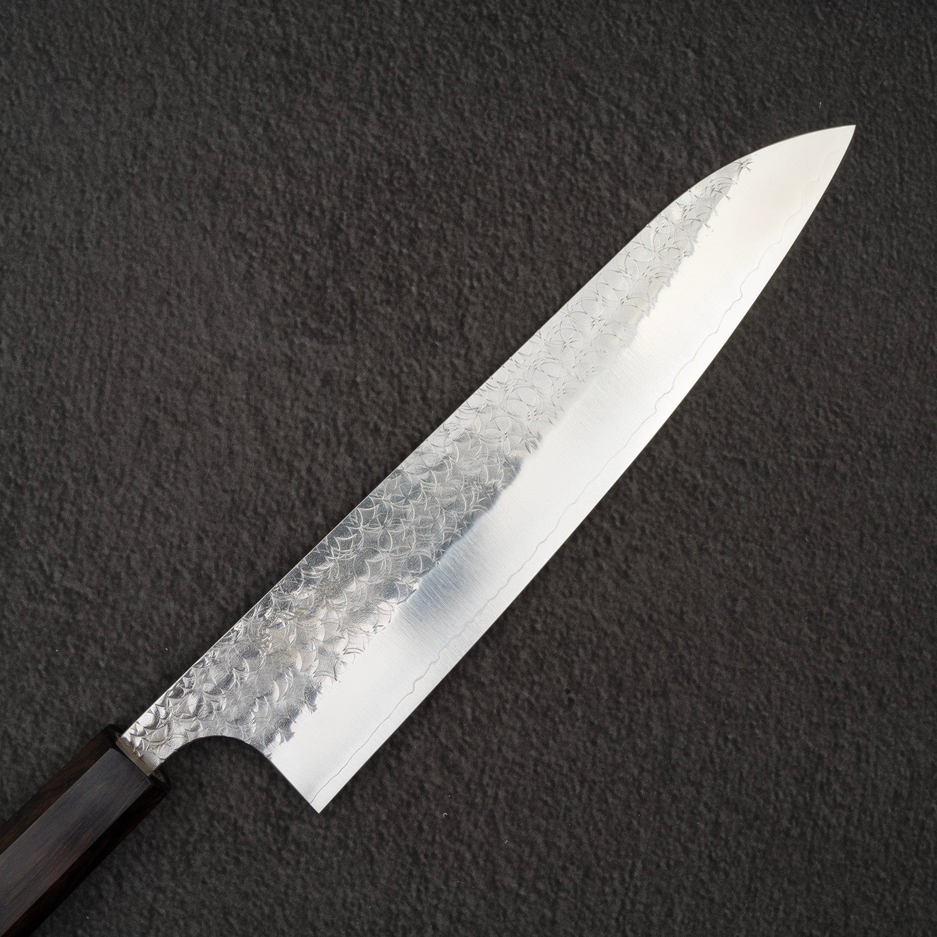 YoshimiKatoSG2MinanoGyuto210mmEbonyb.jpg Yoshimi Kato SG2 Minamo Gyuto 210mm, view 2