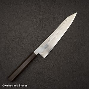 Hatsukokoro Ginso Ginsan Nickel Damascus K-tip Gyuto 210mm