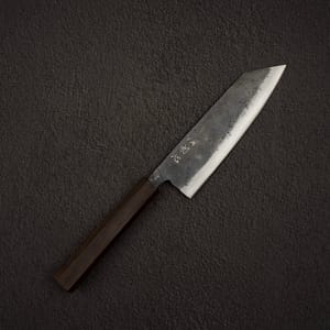 Hatsukokoro Kurogane Blue 2 Kurouchi Bunka 165mm Black Chacate