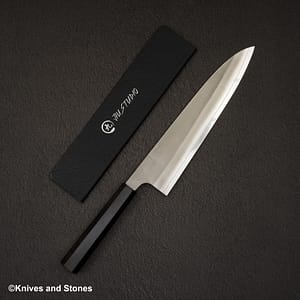 Hatsukokoro x Yoshikane SKD Nashiji Gyuto 240mm Extra Tall, with Magnetic Guard