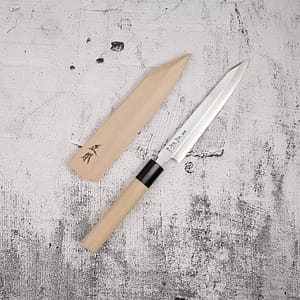 Masamoto White 2 Kiritsuke Yanagiba 165 mm KS4616 with saya