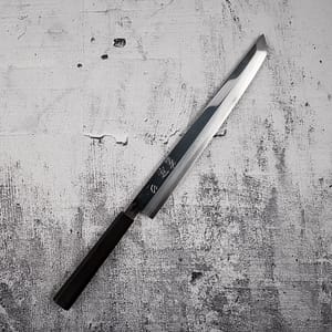 Nakagawa Ginsan Sakimaru Takobiki 300mm Mirror Polished Ebony by Hatsukokoro