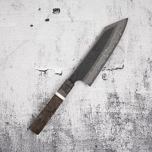 Nigara Ginsan Kurozome Damascus Bunka 180mm