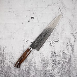 Takeshi Saji Diamond Damascus SG2 Gyuto 240mm Ironwood Handle