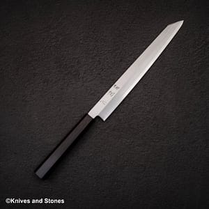 Hatsukokoro x Myojin Shirasagi Ginsan K-tip Yanagiba 270mm