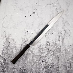Hatsukokoro FAXR2 Powdered Steel Yanagiba 330mm Mirror Polish Ebony