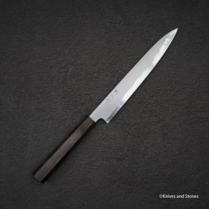 Tetsujin Blue 2 Kasumi Sujihiki 210mm Ebony Handle