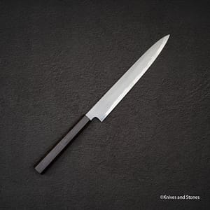 Tetsujin Blue 2 Kasumi Sujihiki 240mm Ebony Handle