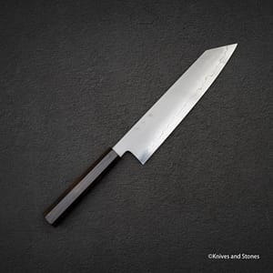 Tetsujin Ginsan Kasumi K-tip Gyuto 240mm Ebony Handle